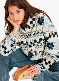 Vestes polaires Morning Crush Shacket femme beige