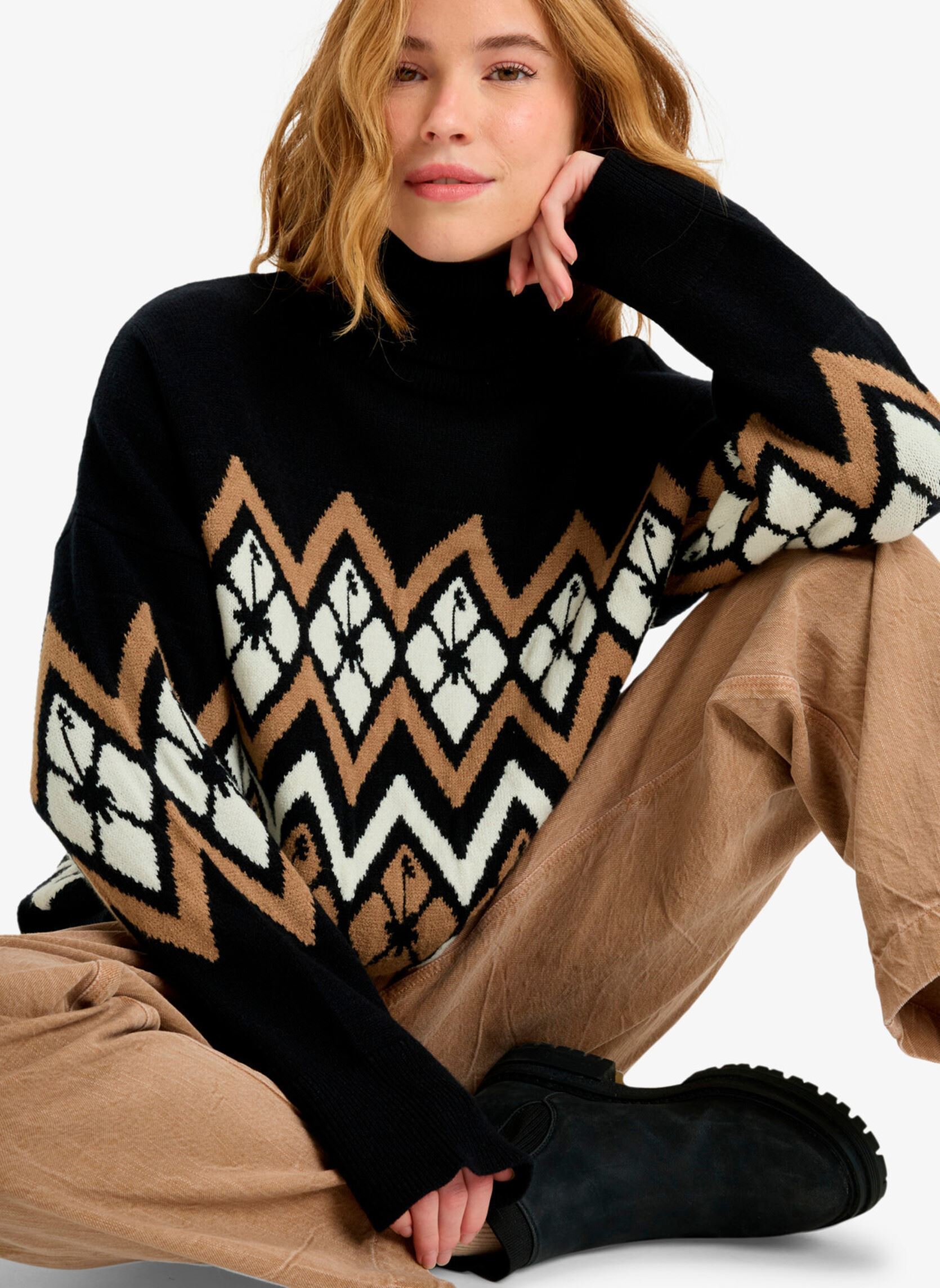 Pullover Saltwater Lover damen schwarz Roxy Pullover Saltwater Lover damen schwarz ANTHRACITE