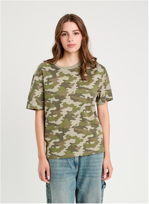 Cache Cache Tee-shirts TKOVERCAMOU femme vert