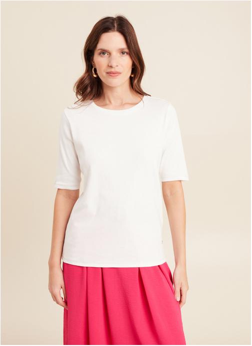 Bréal Tee-shirts TECOLTINEW femme blanc