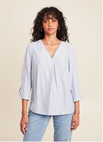 Blouses CEKUSTRIPE femme bleu Bréal Blouses CEKUSTRIPE femme bleu Bleu