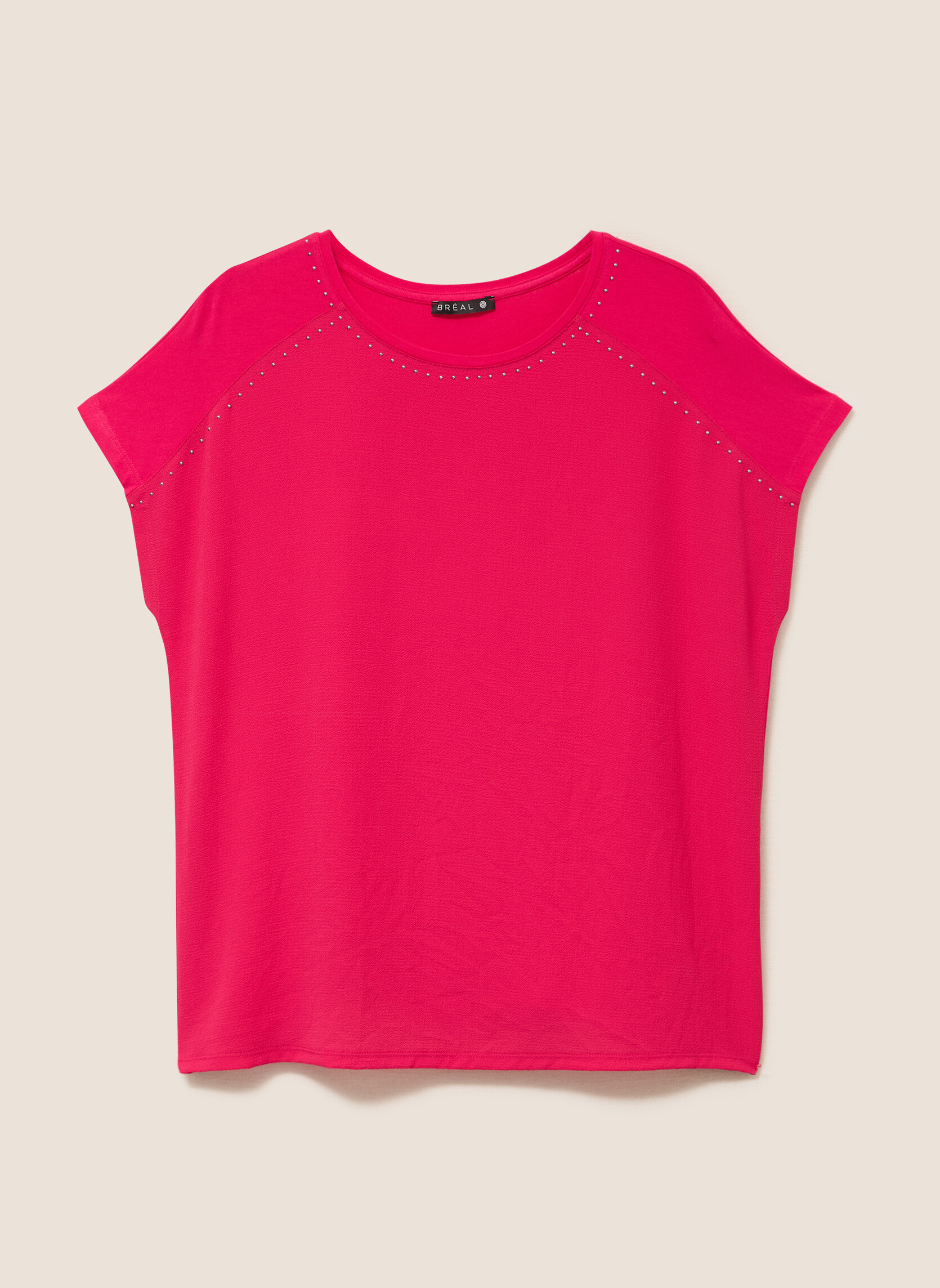 Tee-shirts TIPRAICHAINE femme rose Bréal Tee-shirts TIPRAICHAINE femme rose Fuchsia