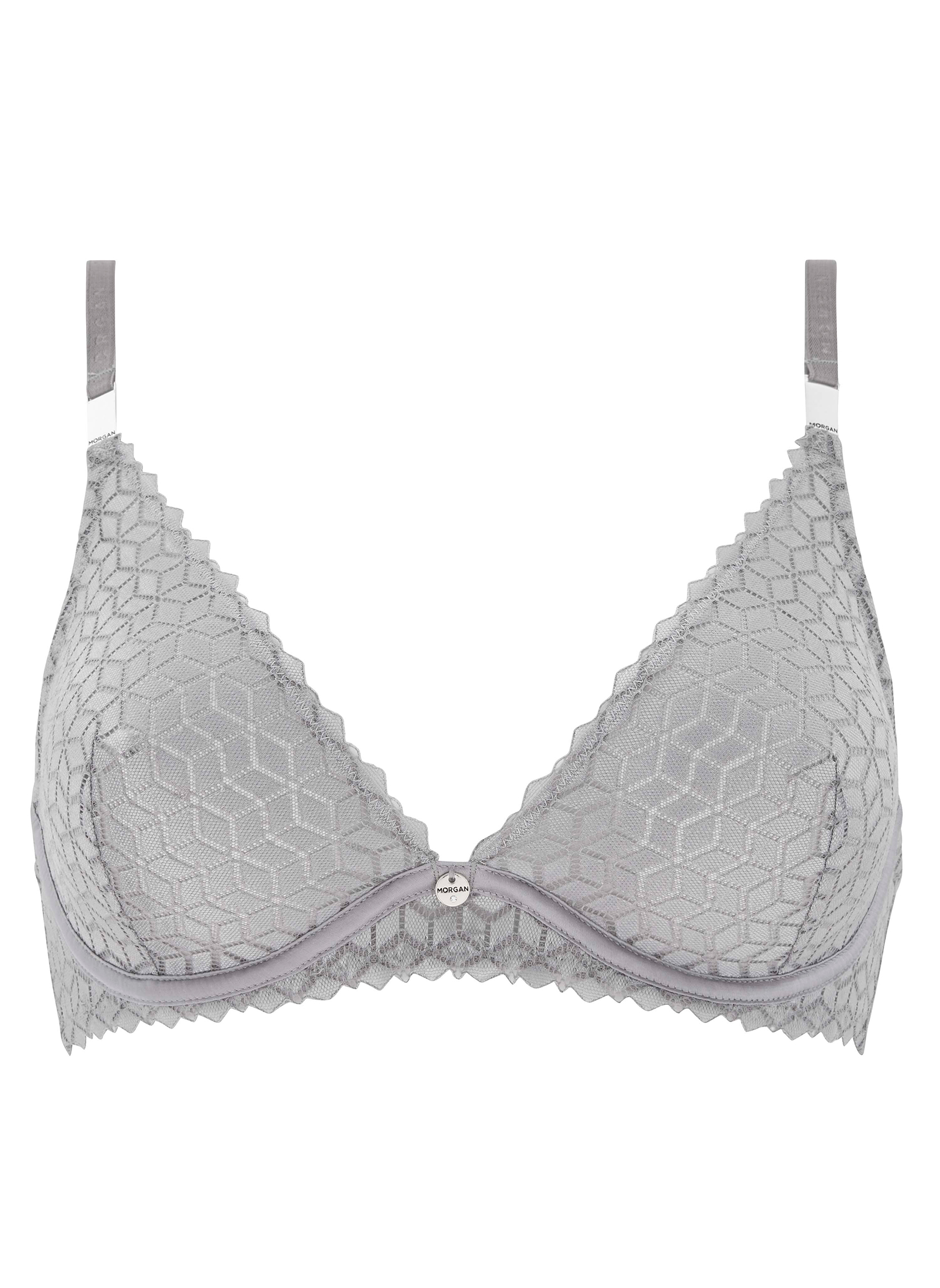 Brassières Soutien-gorge armatures argent Carolina femme gris Morgan Brassières Soutien-gorge armatures argent Carolina femme gris Gris