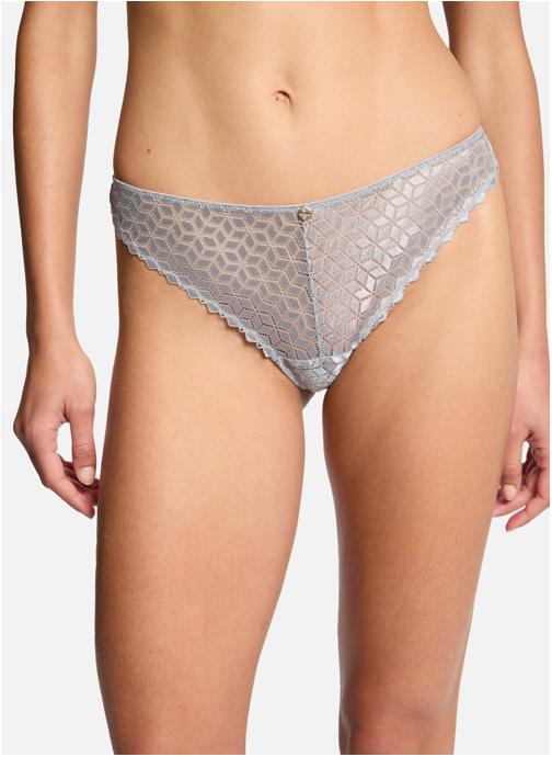 Morgan Culottes Tanga argent Carolina femme gris