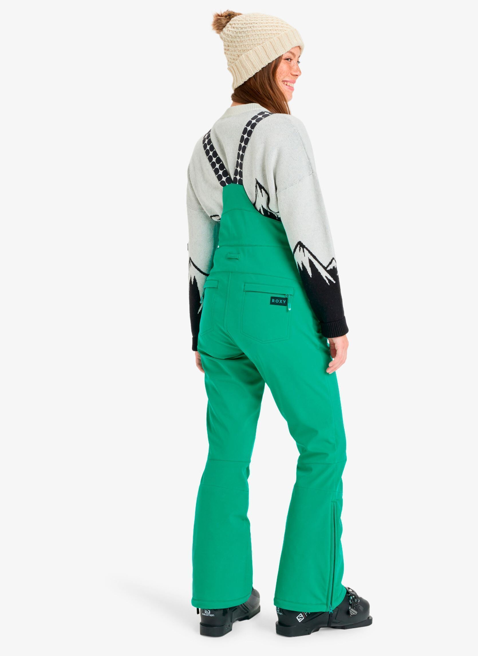 Tuinbroeken Summit Bib Pt dames groen Roxy Tuinbroeken Summit Bib Pt dames groen VIVID GREEN