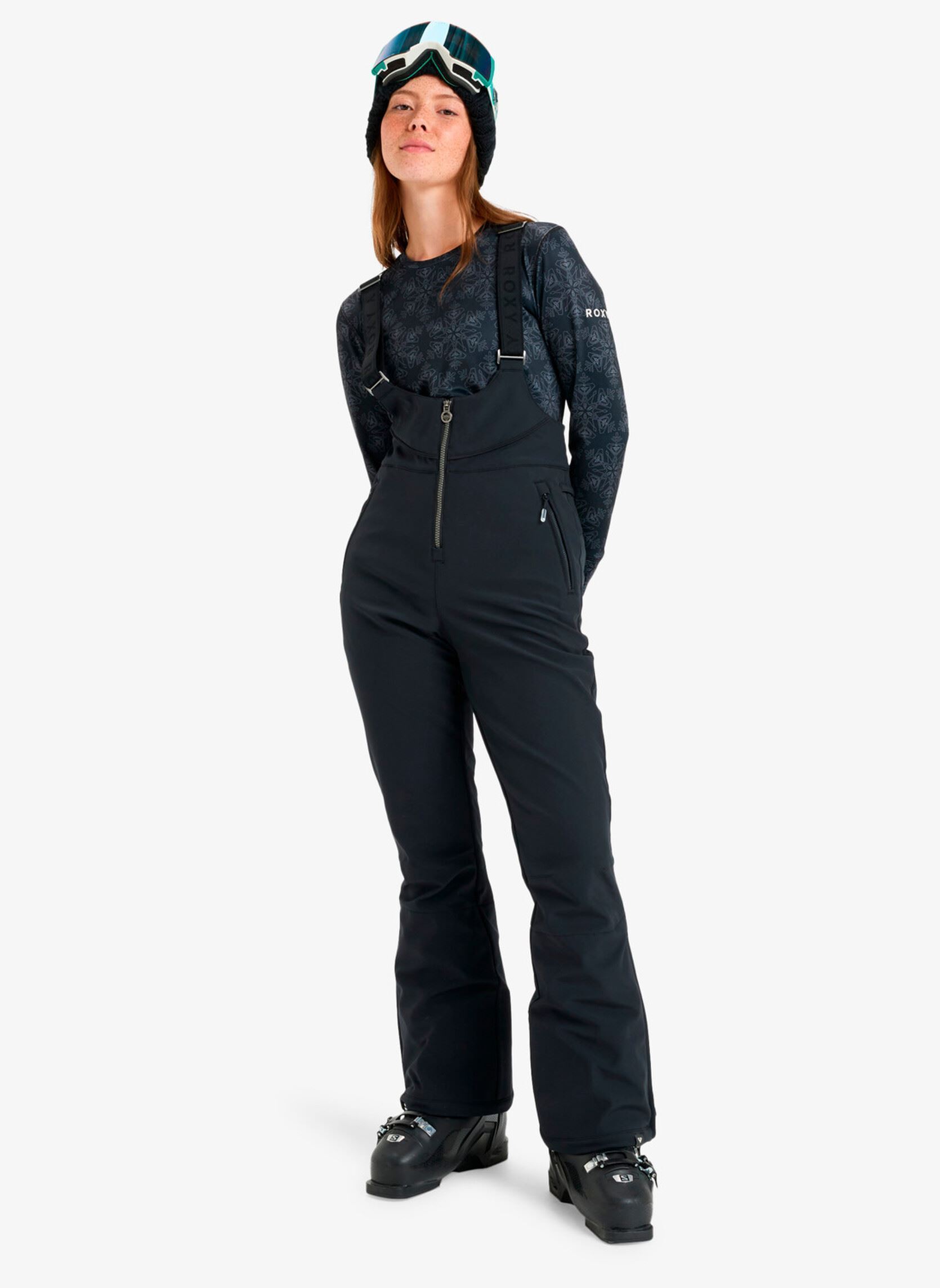 Tuinbroeken Summit Bib Pt dames zwart Roxy Tuinbroeken Summit Bib Pt dames zwart TRUE BLACK