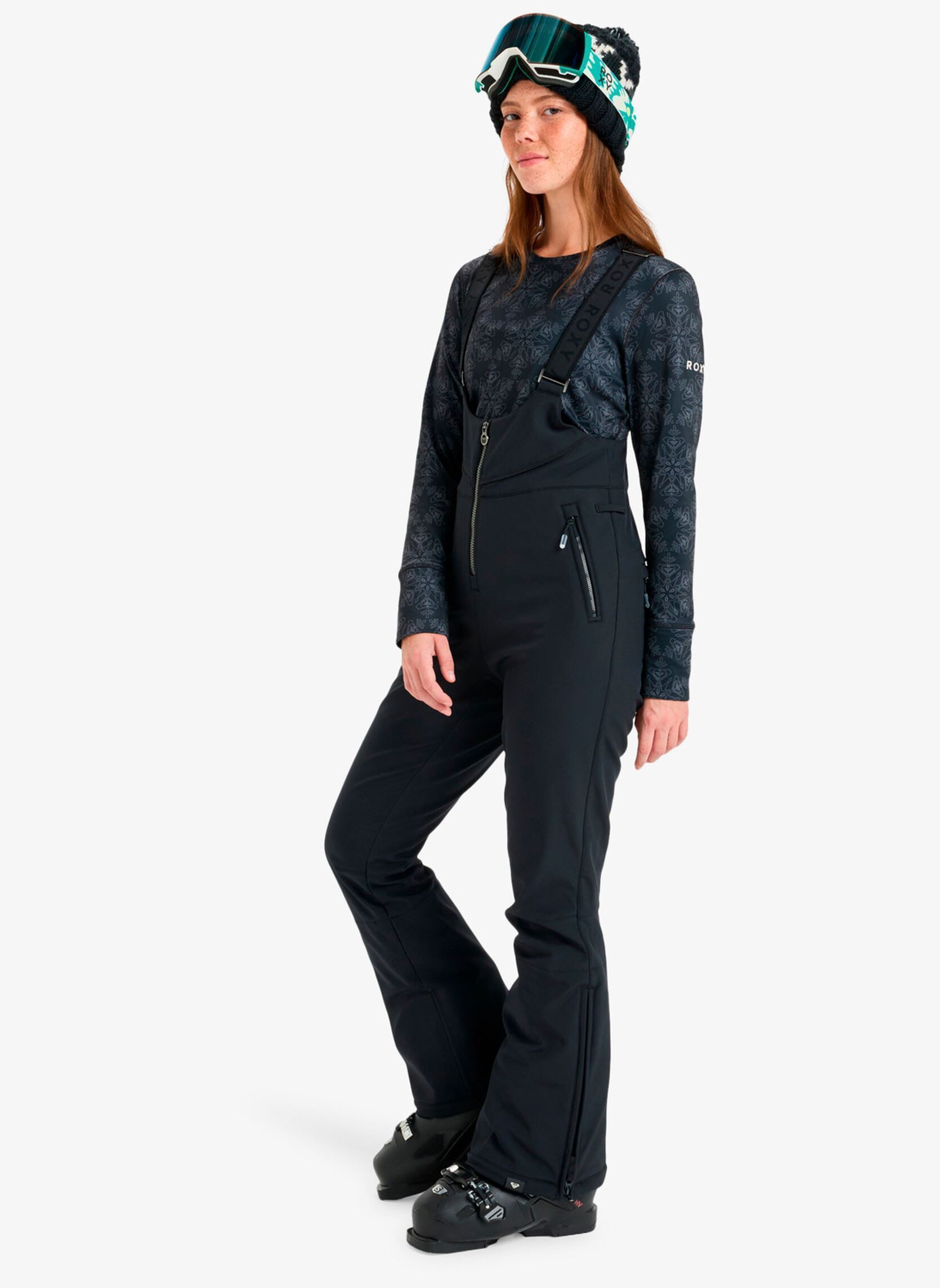 Tuinbroeken Summit Bib Pt dames zwart Roxy Tuinbroeken Summit Bib Pt dames zwart TRUE BLACK