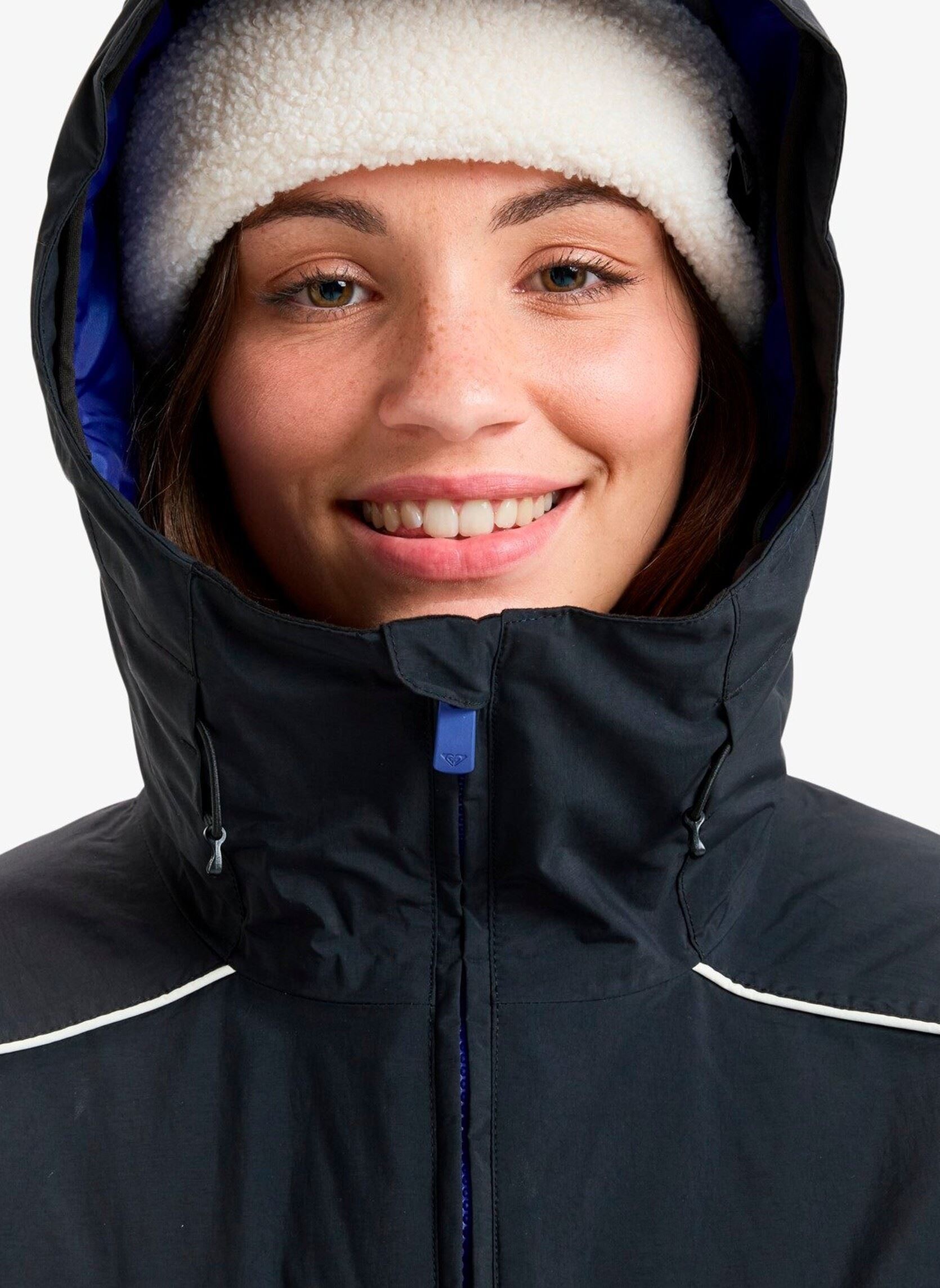 Giacche Chloe Kim Anorak Jk donna nero Roxy Giacche Chloe Kim Anorak Jk donna nero TRUE BLACK