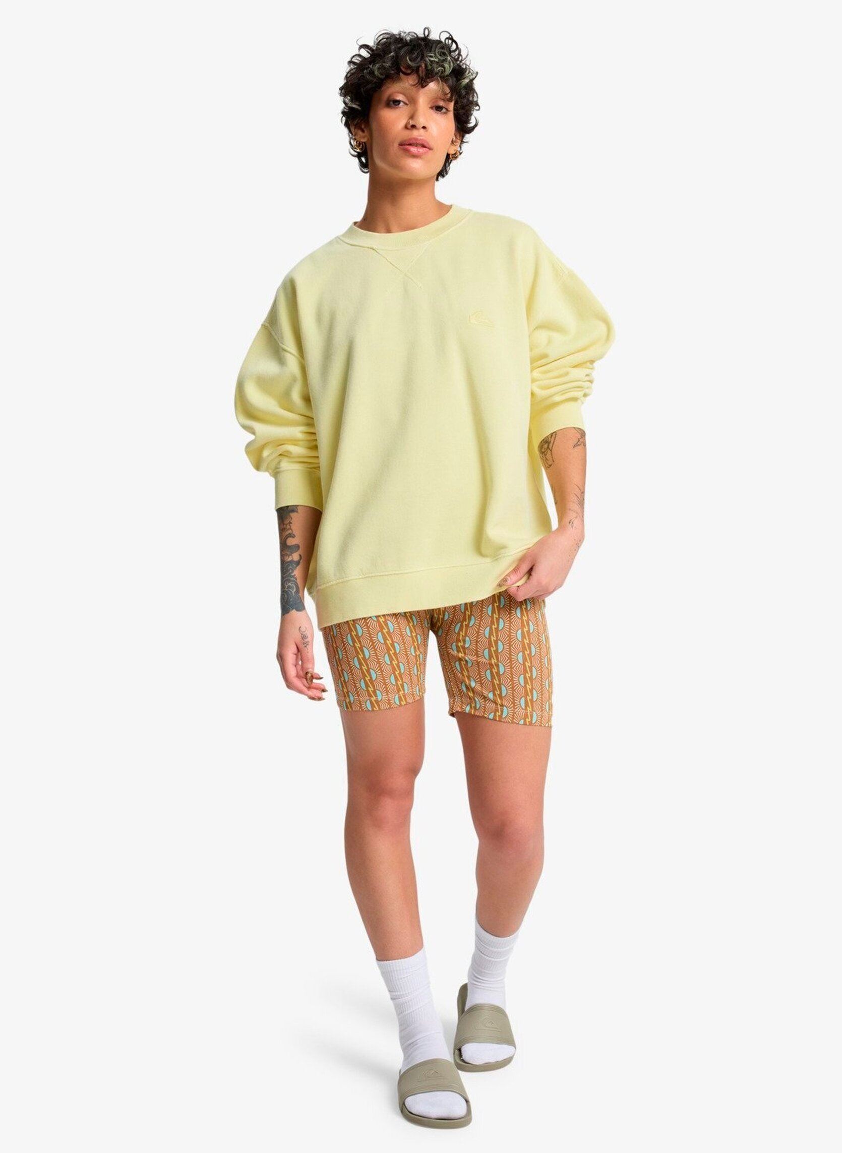 Sweater Essential Crew dames geel Quiksilver Sweater Essential Crew dames geel Garden Glade