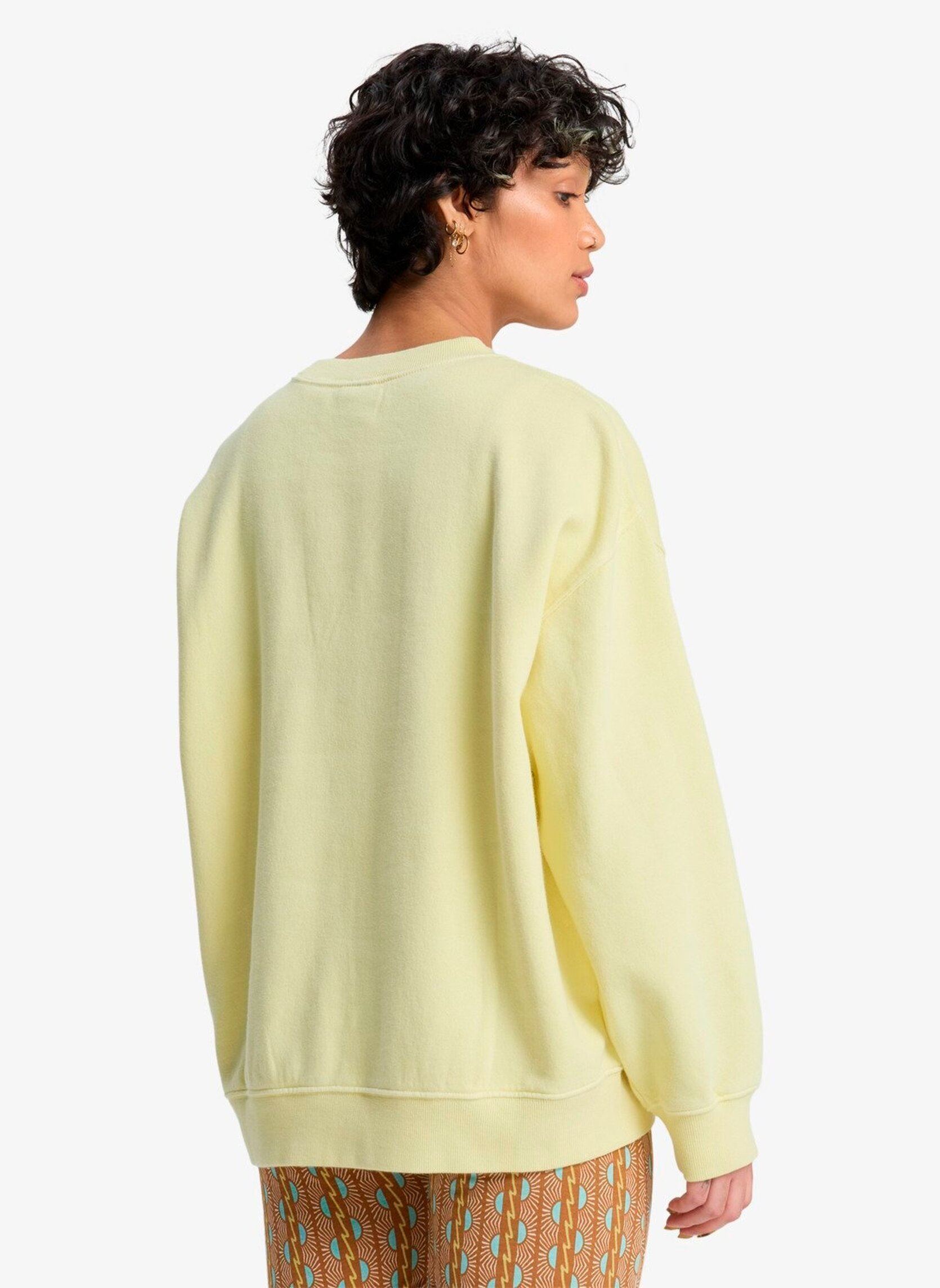 Sweater Essential Crew dames geel Quiksilver Sweater Essential Crew dames geel Garden Glade