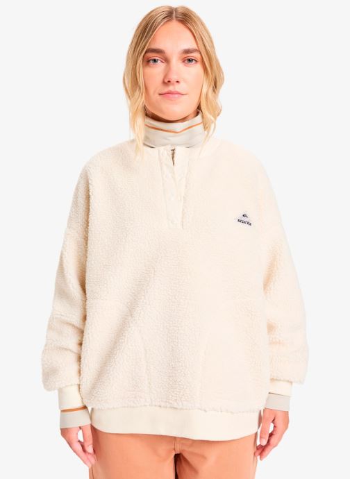 Quiksilver Pulls polaire Barranco Crew femme blanc