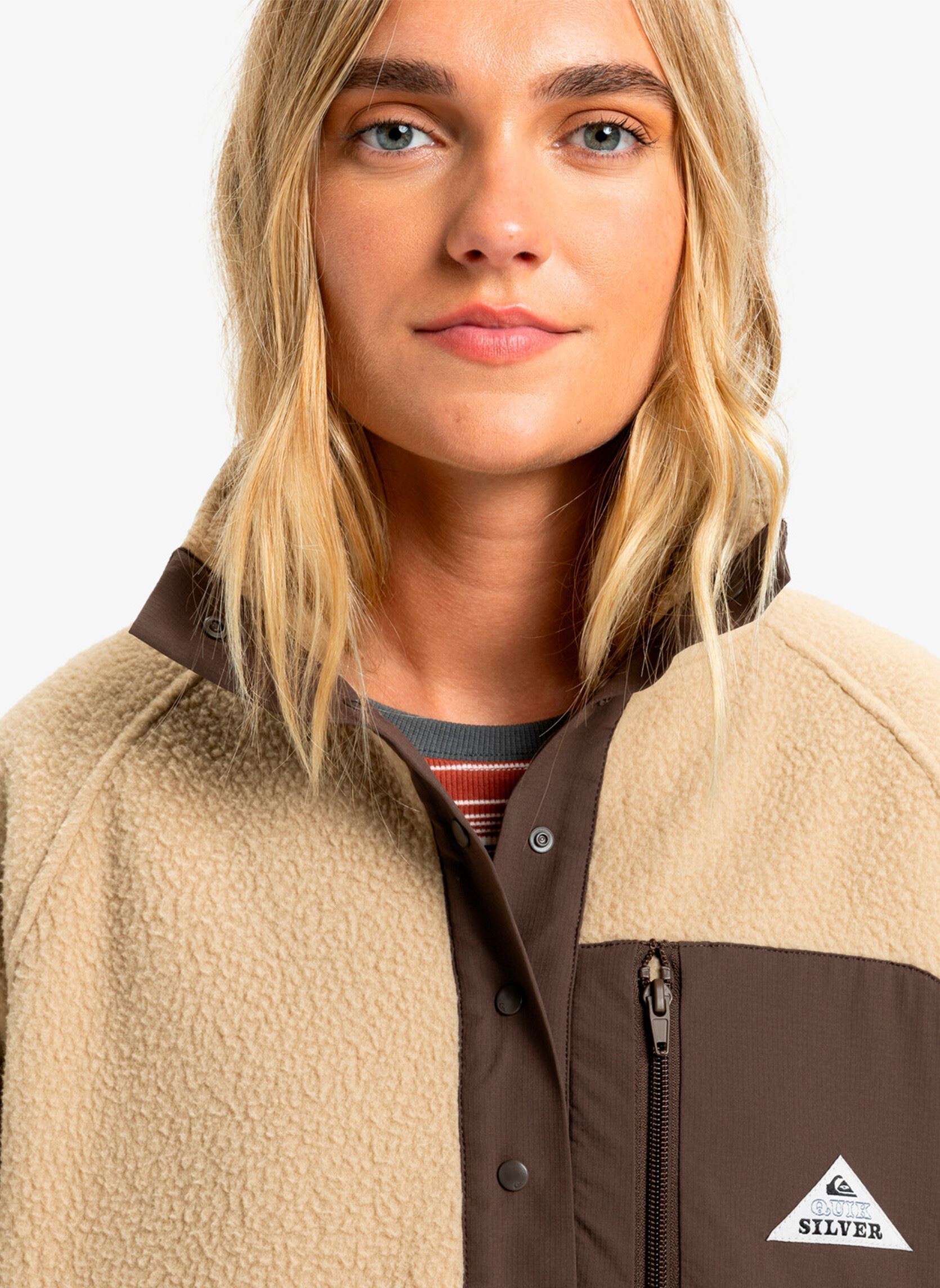 Pulls polaire Renek Hz femme beige Quiksilver Pulls polaire Renek Hz femme beige Sponge