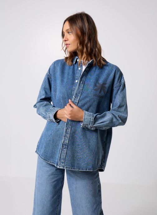 Quiksilver Langarm-Hemden Rahmat Overshirt damen blau