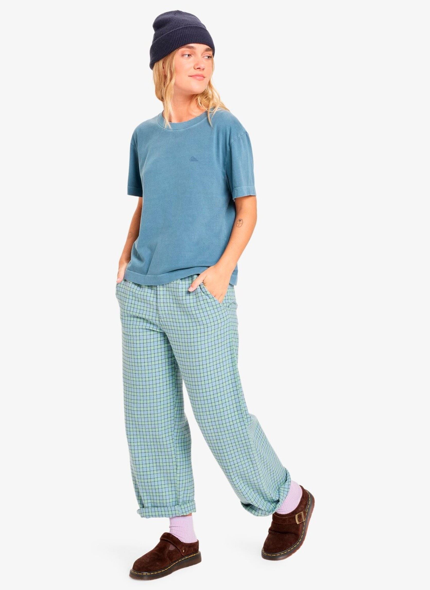 Tee-shirts manches courtes Essential Ss Tee femme bleu Quiksilver Tee-shirts manches courtes Essential Ss Tee femme bleu China blue