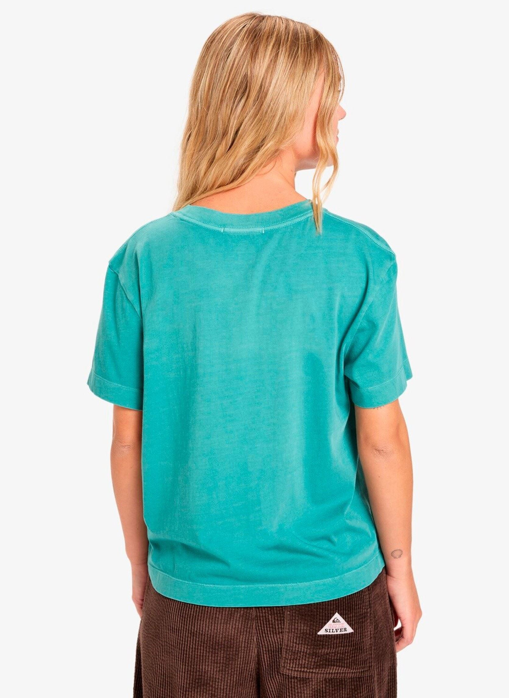 T-shirts met korte mouwen Essential Ss Tee dames blauw Quiksilver T-shirts met korte mouwen Essential Ss Tee dames blauw Deep sea
