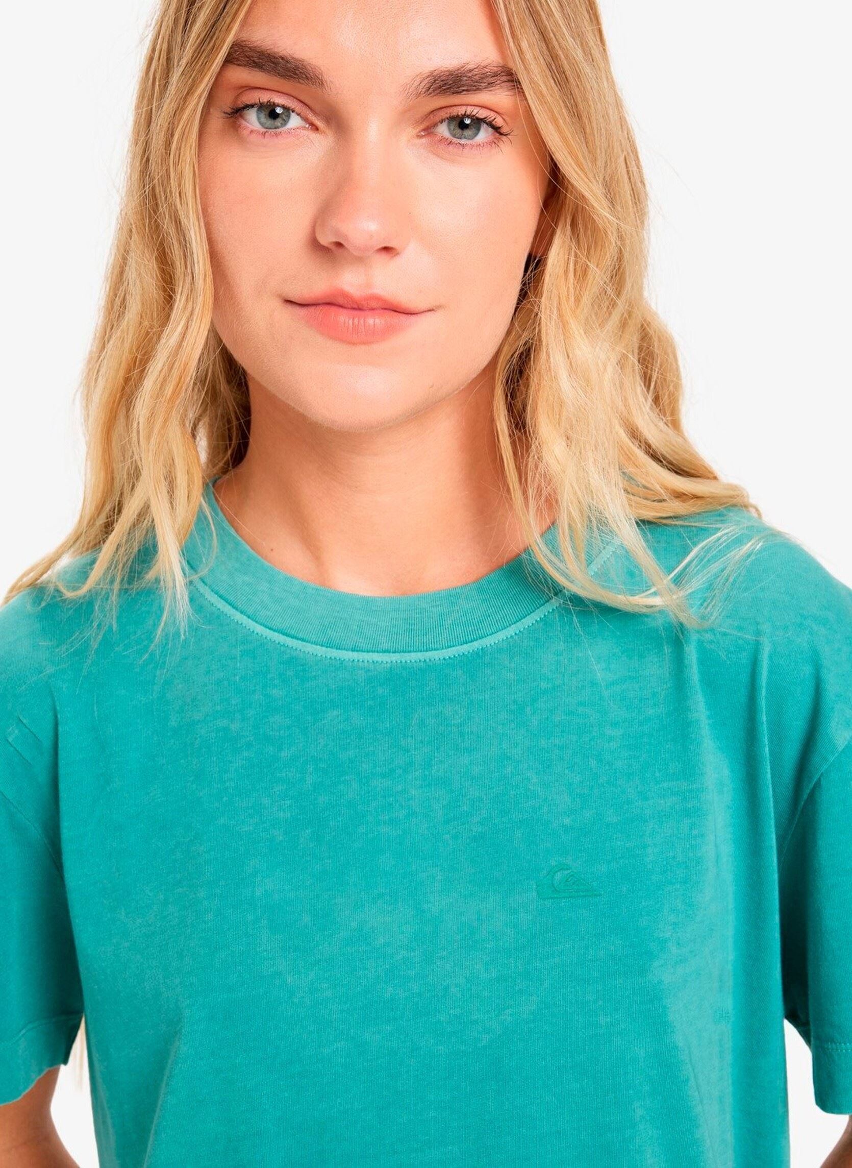 T-shirts met korte mouwen Essential Ss Tee dames blauw Quiksilver T-shirts met korte mouwen Essential Ss Tee dames blauw Deep sea