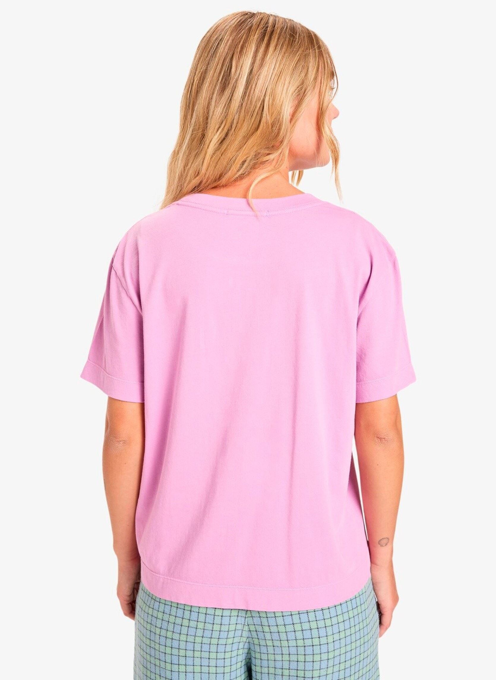 T-shirts met korte mouwen Essential Ss Tee dames roze Quiksilver T-shirts met korte mouwen Essential Ss Tee dames roze Violet