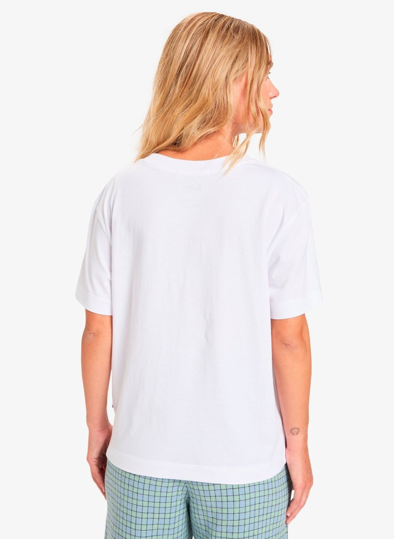 Tee-shirts manches courtes Essential Ss Tee femme blanc Quiksilver Tee-shirts manches courtes Essential Ss Tee femme blanc White