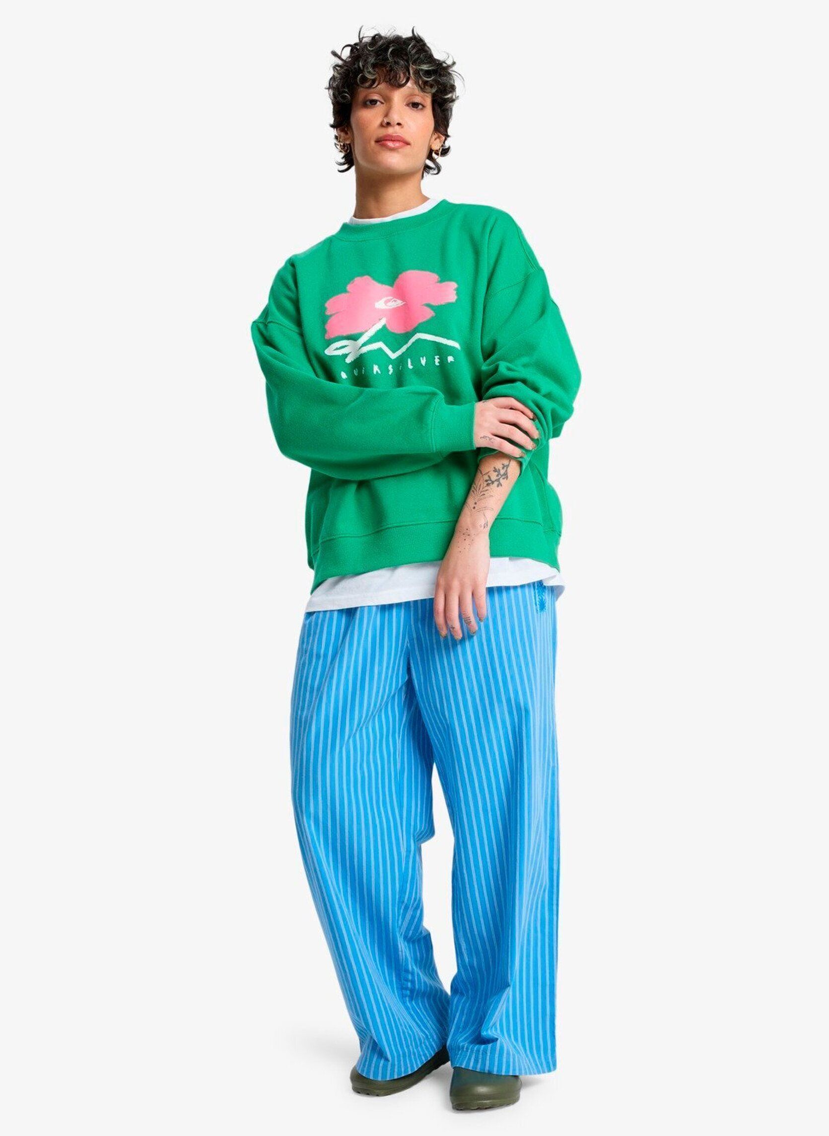 Sweatshirts Standard Crew damen grün Quiksilver Sweatshirts Standard Crew damen grün Leprechaun