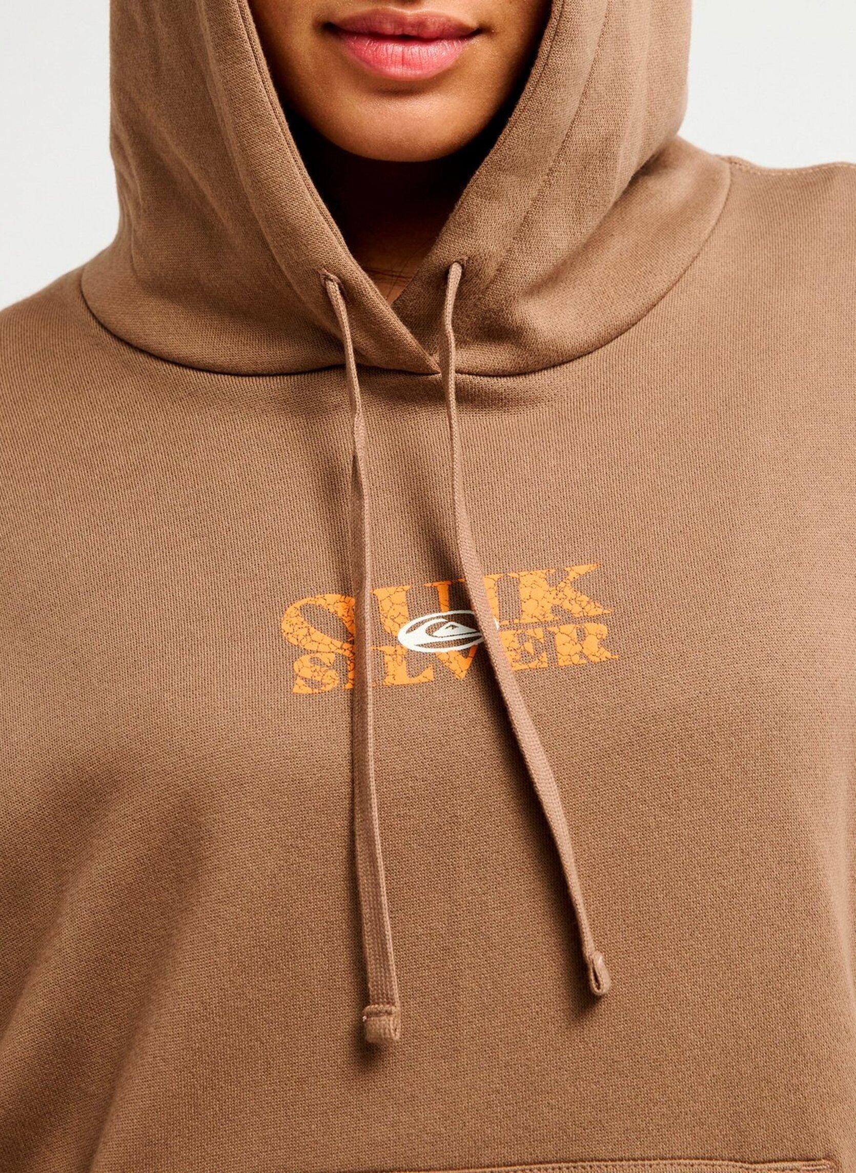 Sweats à capuche Standard Hoodie femme marron Quiksilver Sweats à capuche Standard Hoodie femme marron PINE BARK