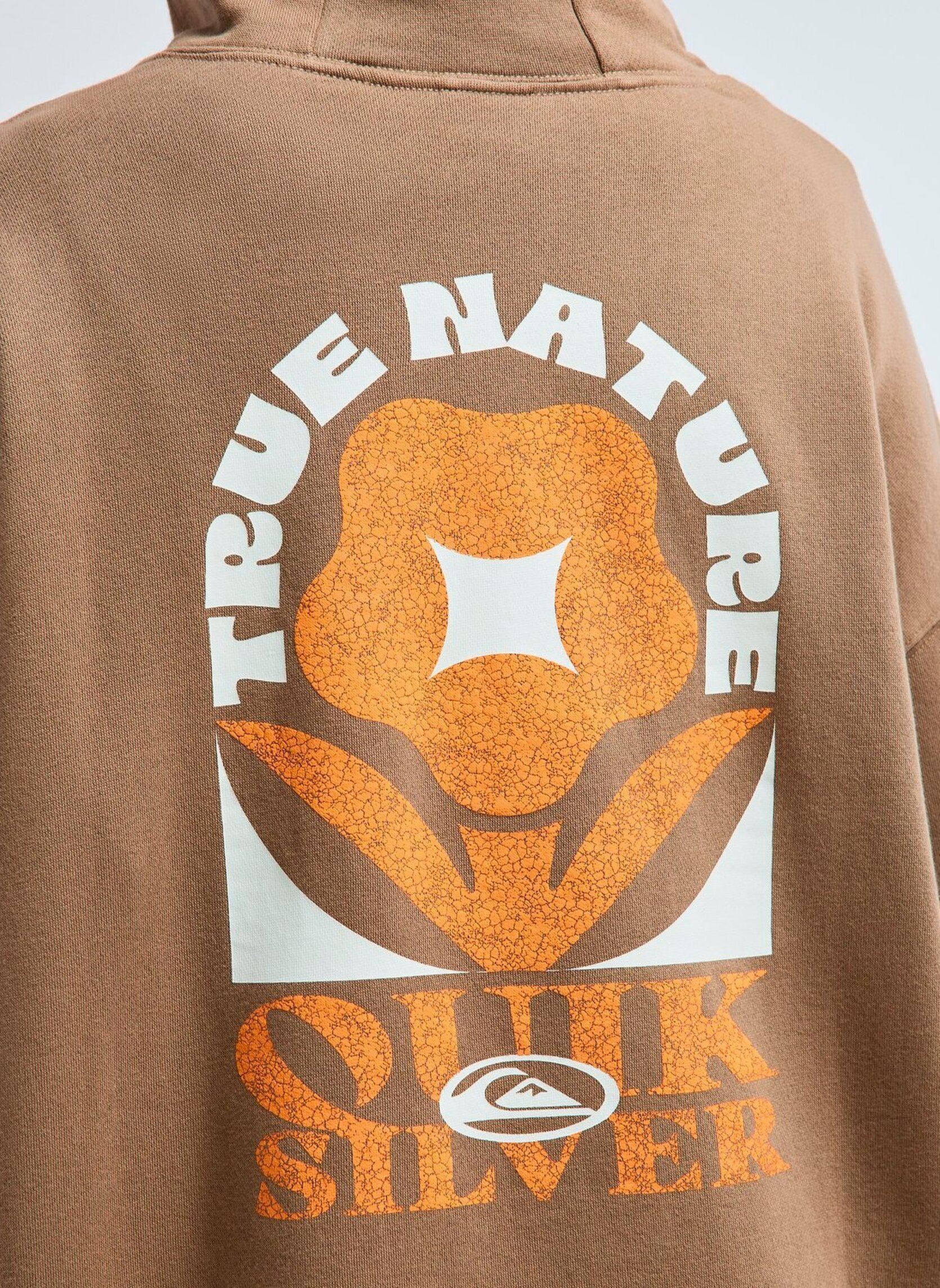 Sweats à capuche Standard Hoodie femme marron Quiksilver Sweats à capuche Standard Hoodie femme marron PINE BARK