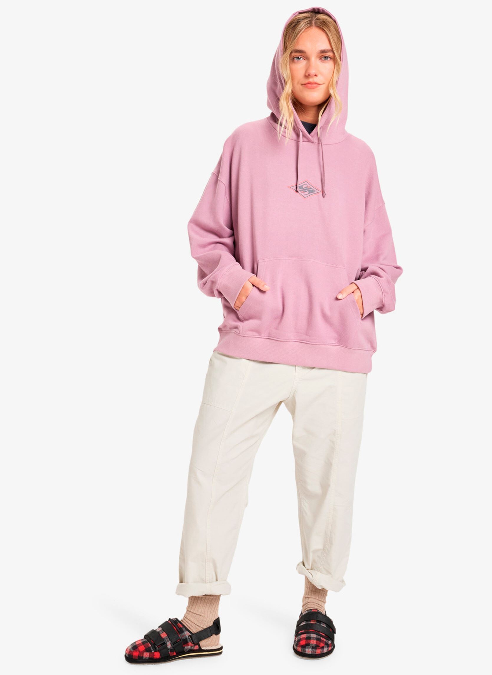 Jersey con capucha Standard Hoodie mujer violeta Quiksilver Jersey con capucha Standard Hoodie mujer violeta ELDERBERRY