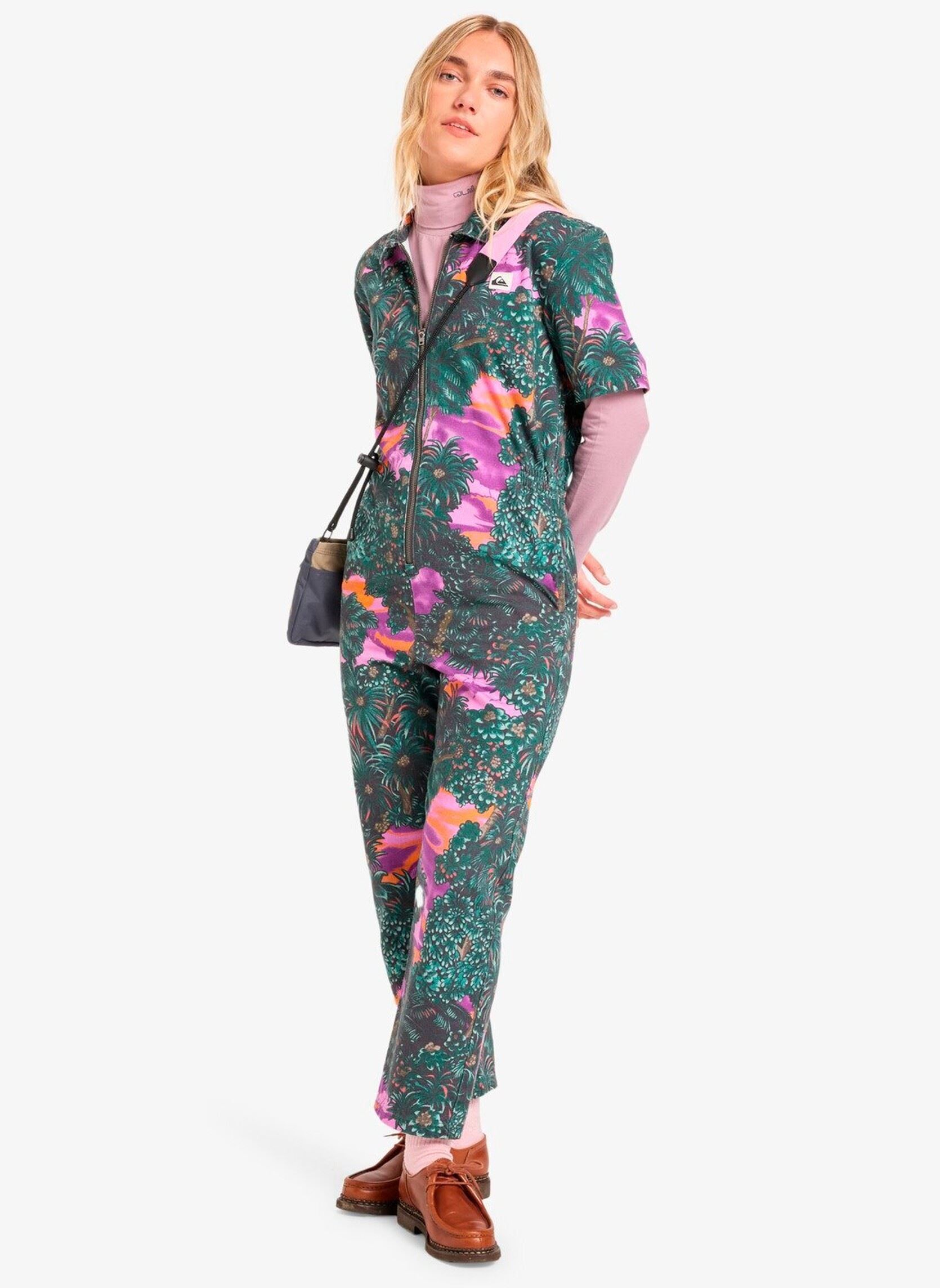 Broekpakken Gemuroh Jumpsuit dames groen Quiksilver Broekpakken Gemuroh Jumpsuit dames groen Trekking Hidden Gem Qsw