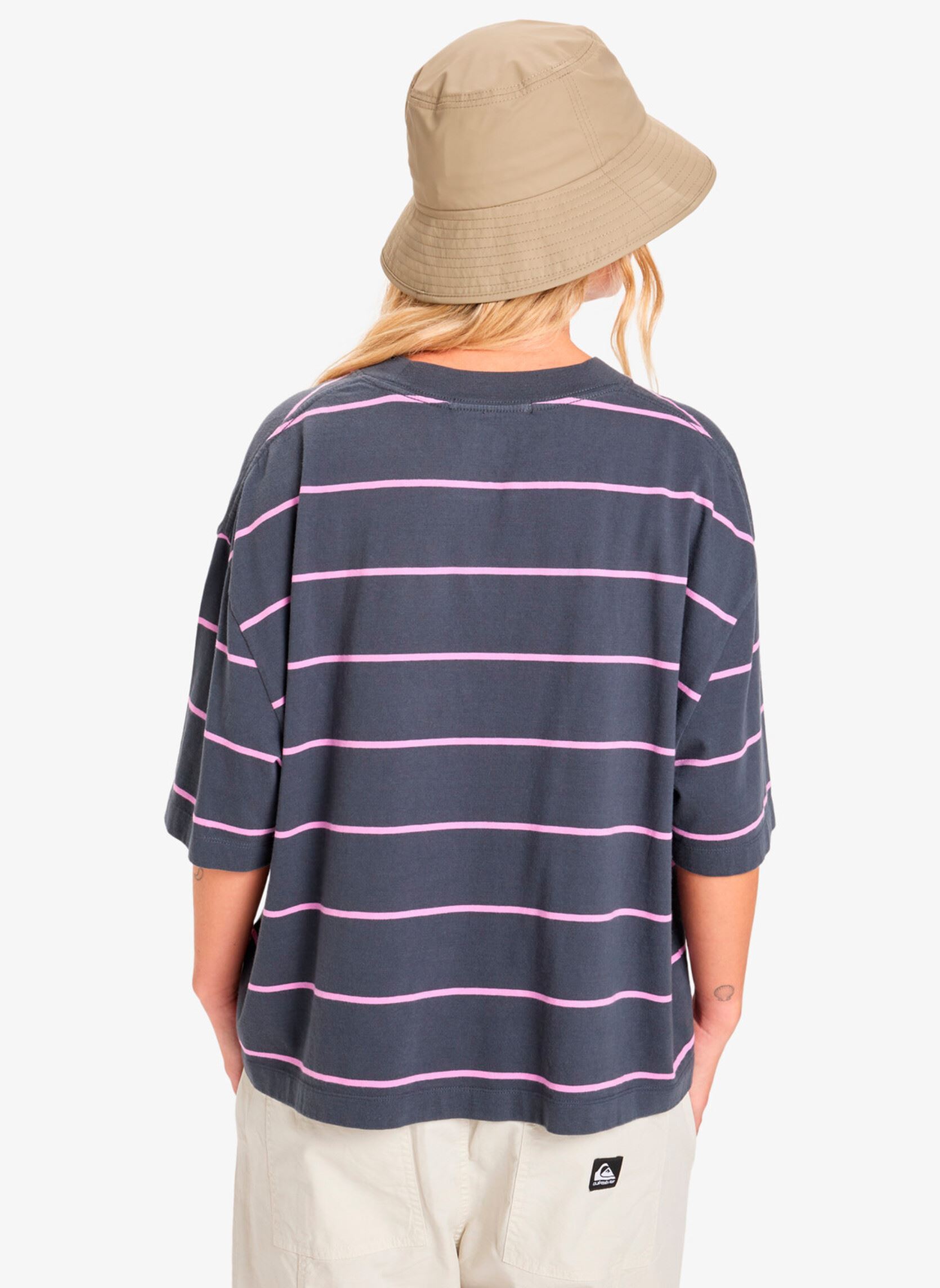 T-shirts met korte mouwen Stripart Ss Tee dames blauw Quiksilver T-shirts met korte mouwen Stripart Ss Tee dames blauw India Ink Stripe
