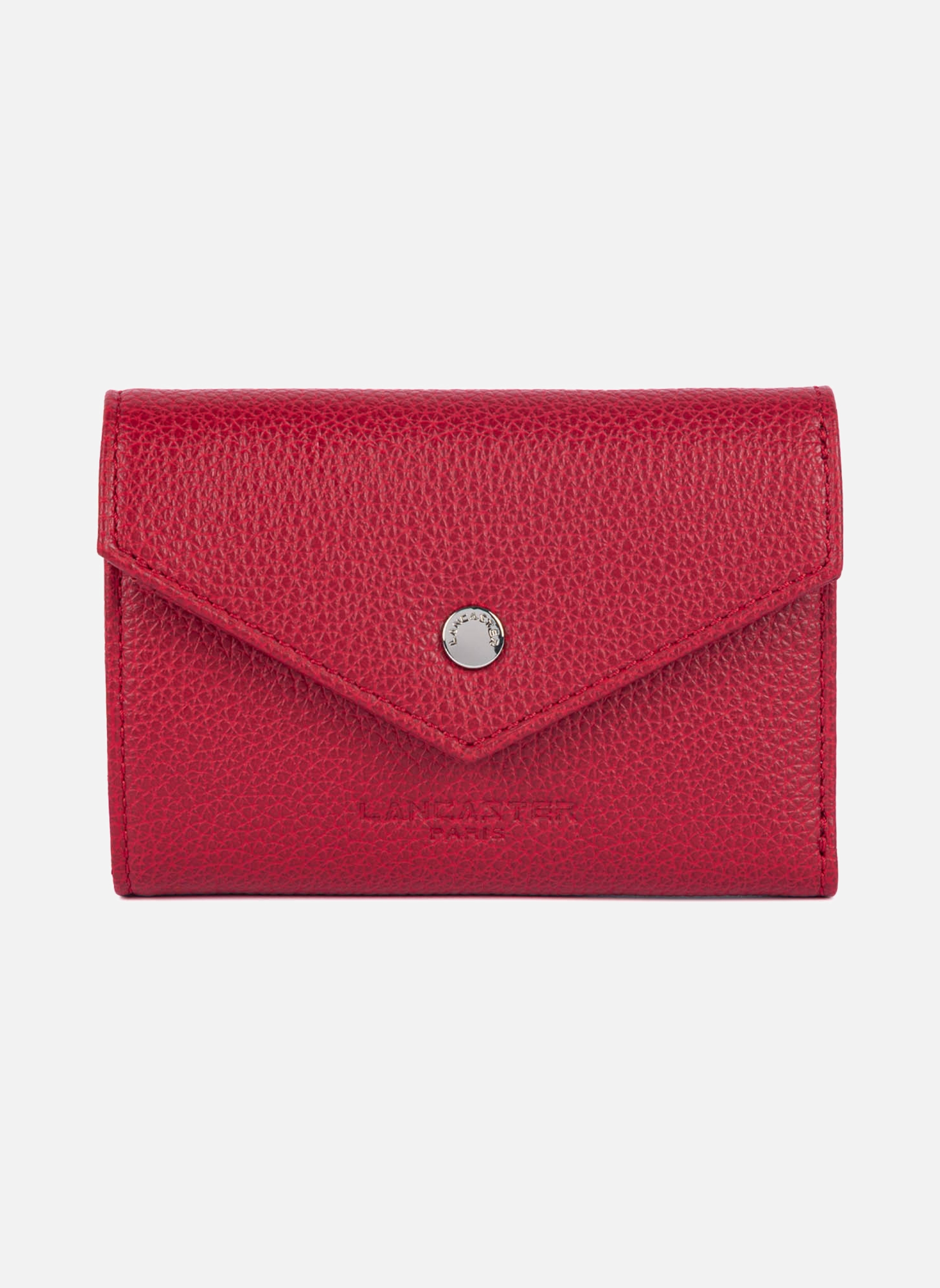 Porte-cartes Foulonné PM femme rouge Lancaster Porte-cartes Foulonné PM femme rouge Rouge