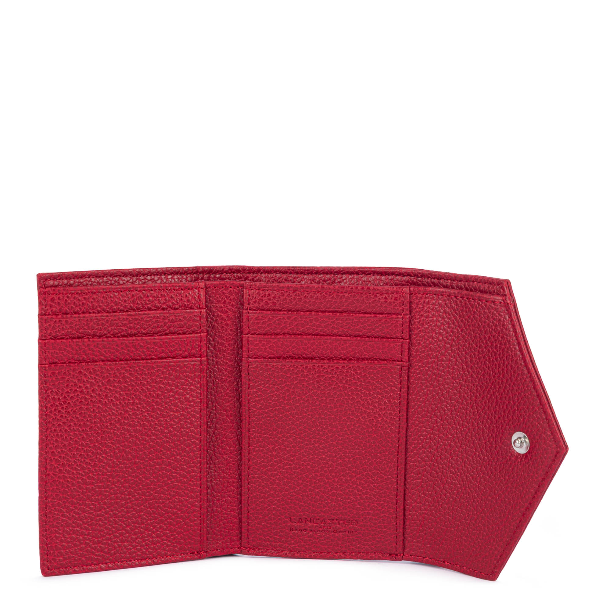 Porte-cartes Foulonné PM femme rouge Lancaster Porte-cartes Foulonné PM femme rouge Rouge