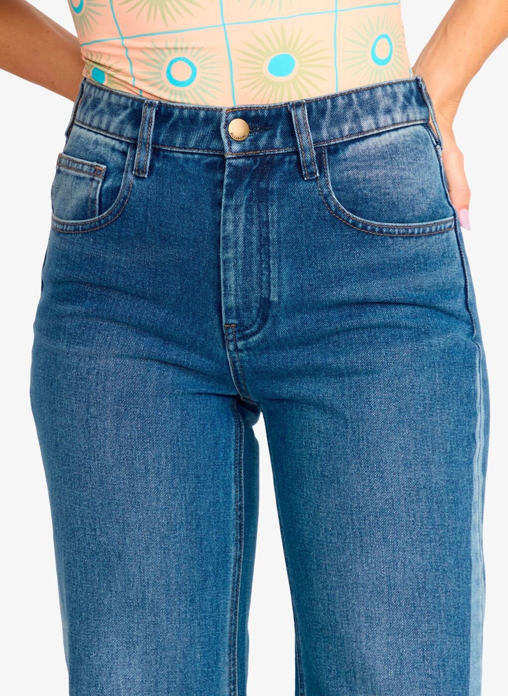 Flared Jeans Free Fall Flare Dnm Pnt damen blau Billabong Flared Jeans Free Fall Flare Dnm Pnt damen blau MIDDLE BROKEN BLUE