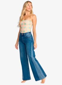 Flared Jeans Free Fall Flare Dnm Pnt damen blau