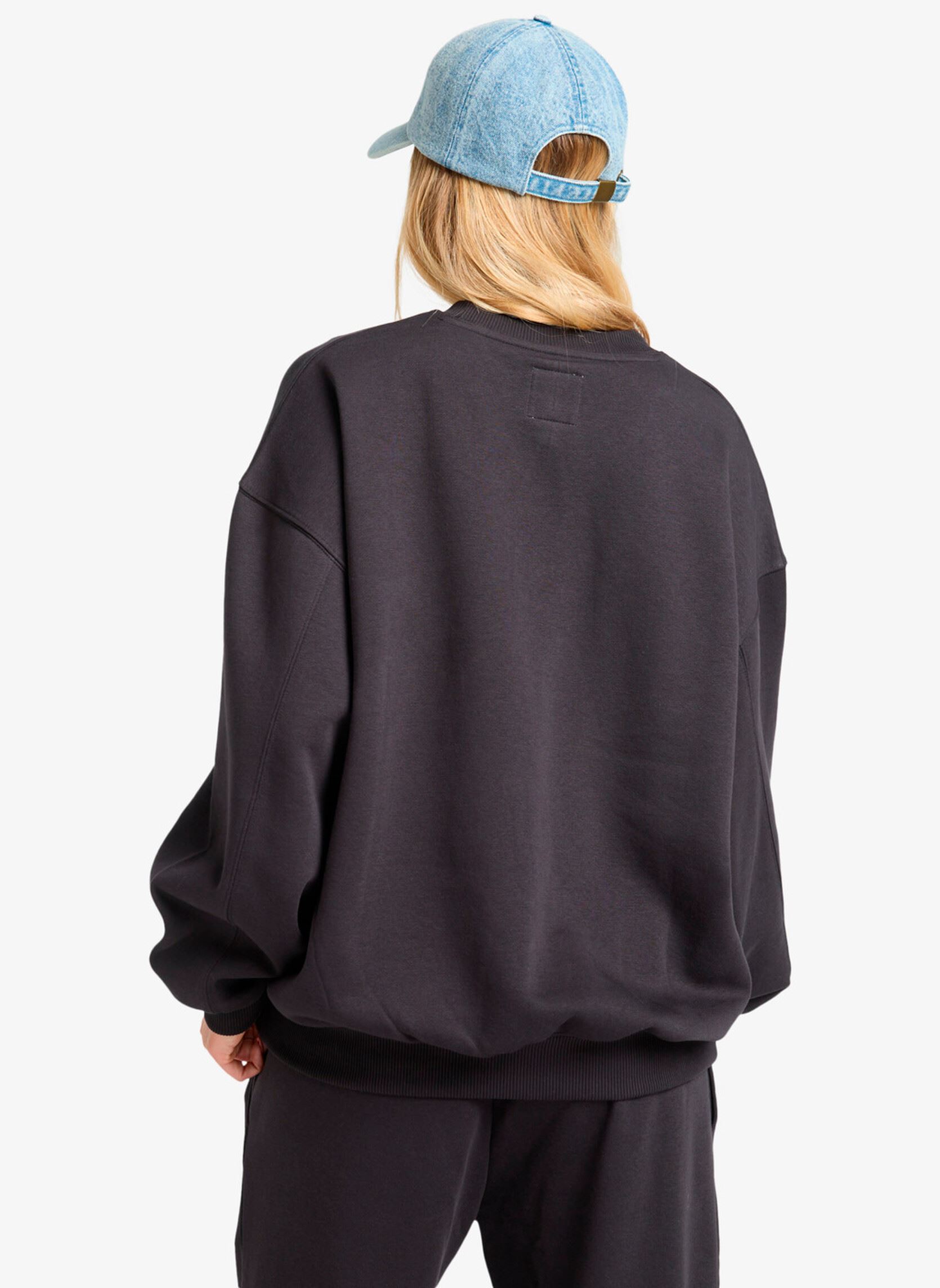 Sweater So Sunny Kendal Crew dames zwart Billabong Sweater So Sunny Kendal Crew dames zwart BLACK PEBBLE