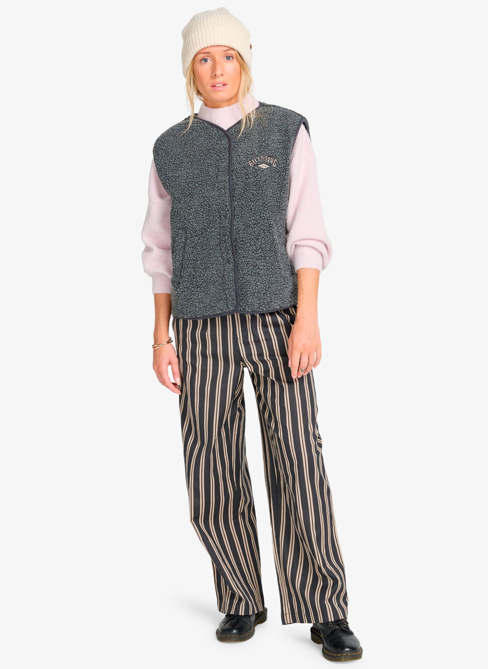 Westen Be Happy Vest damen grau Billabong Westen Be Happy Vest damen grau BLACK SANDS