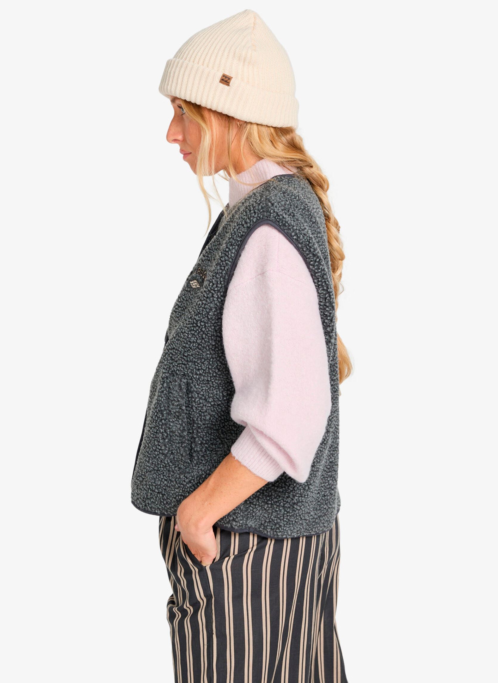 Westen Be Happy Vest damen grau Billabong Westen Be Happy Vest damen grau BLACK SANDS