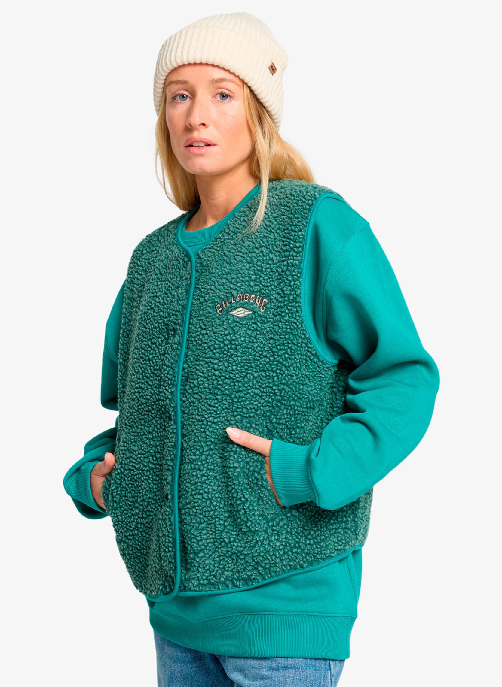 Vestes sans manches Be Happy Vest femme vert Billabong Vestes sans manches Be Happy Vest femme vert EVERGREEN
