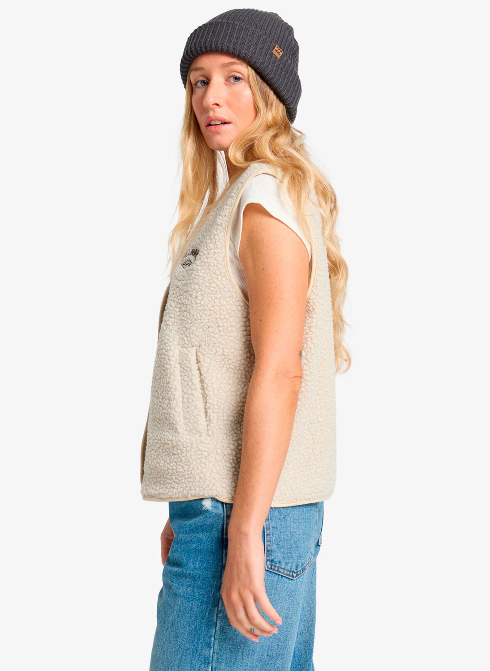Bodywarmer Be Happy Vest dames wit Billabong Bodywarmer Be Happy Vest dames wit WHITECAP