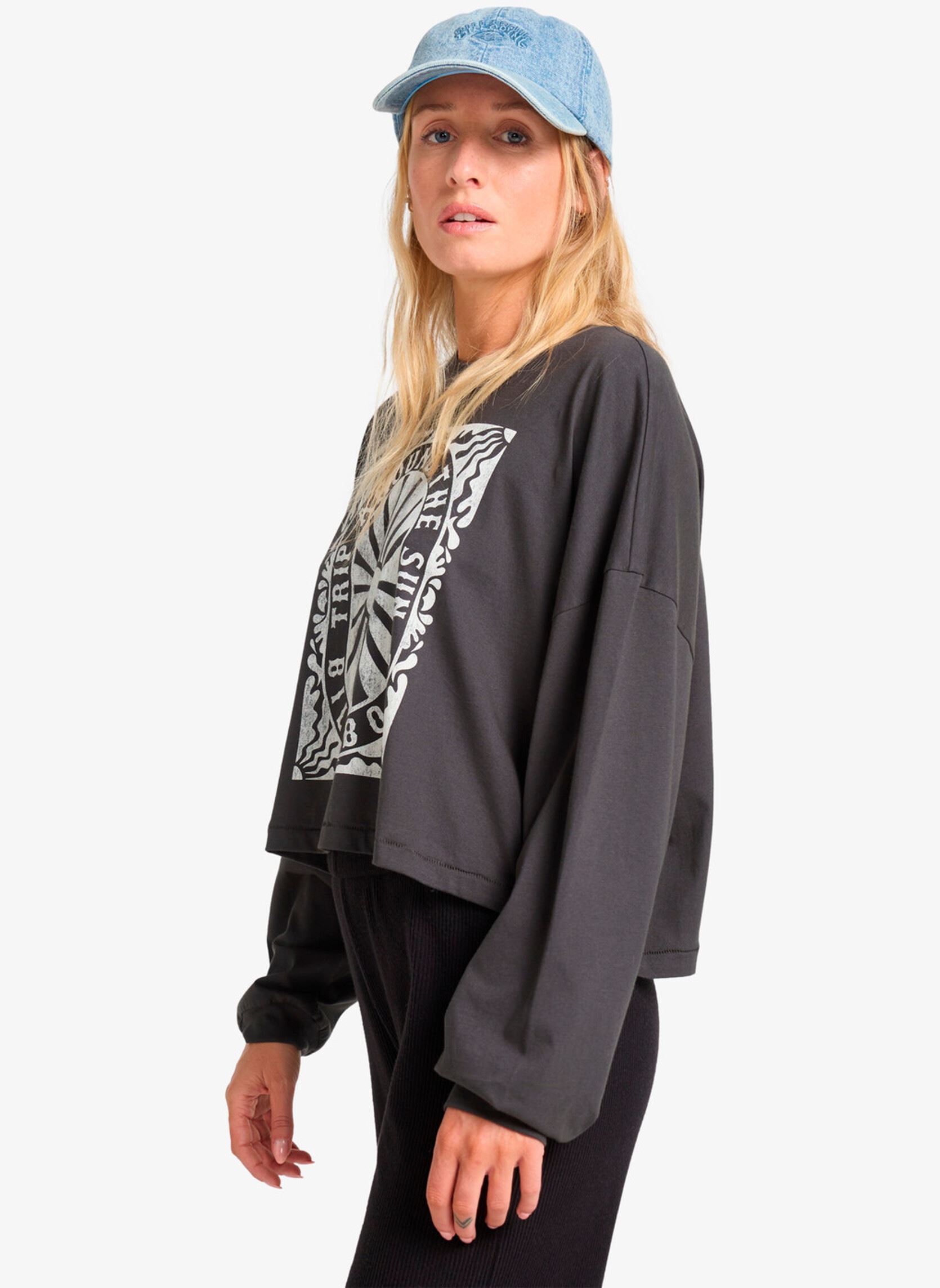 Langarm-T-Shirts Trip Around damen schwarz Billabong Langarm-T-Shirts Trip Around damen schwarz OFF BLACK