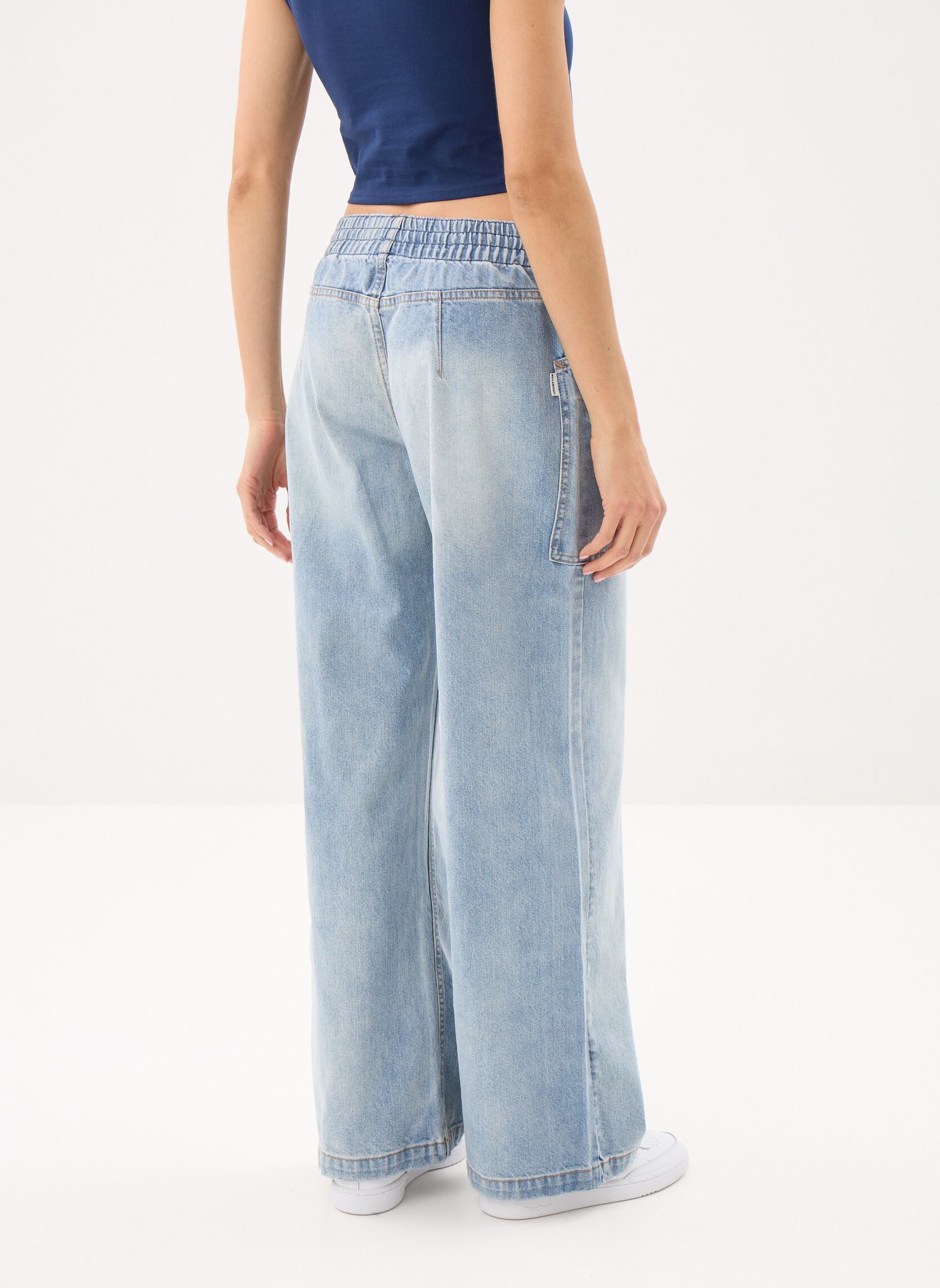 Wijde jeans / Flared Jeans Zonte E Waist Dnm Pnt dames blauw Billabong Wijde jeans / Flared Jeans Zonte E Waist Dnm Pnt dames blauw SHADED WASH