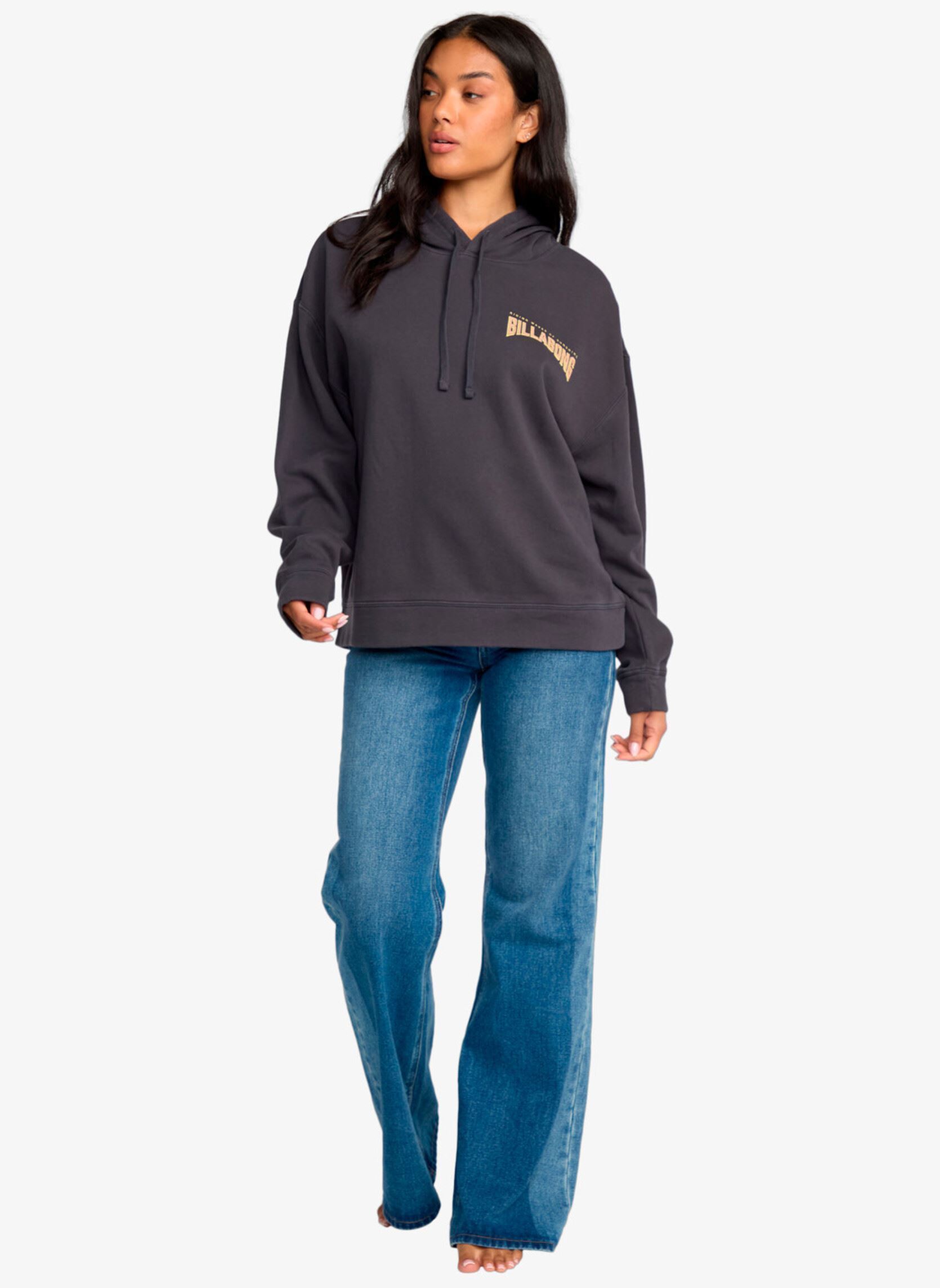Hoodies Keep It Up P/O Hoodie dames grijs Billabong Hoodies Keep It Up P/O Hoodie dames grijs BLACK SANDS