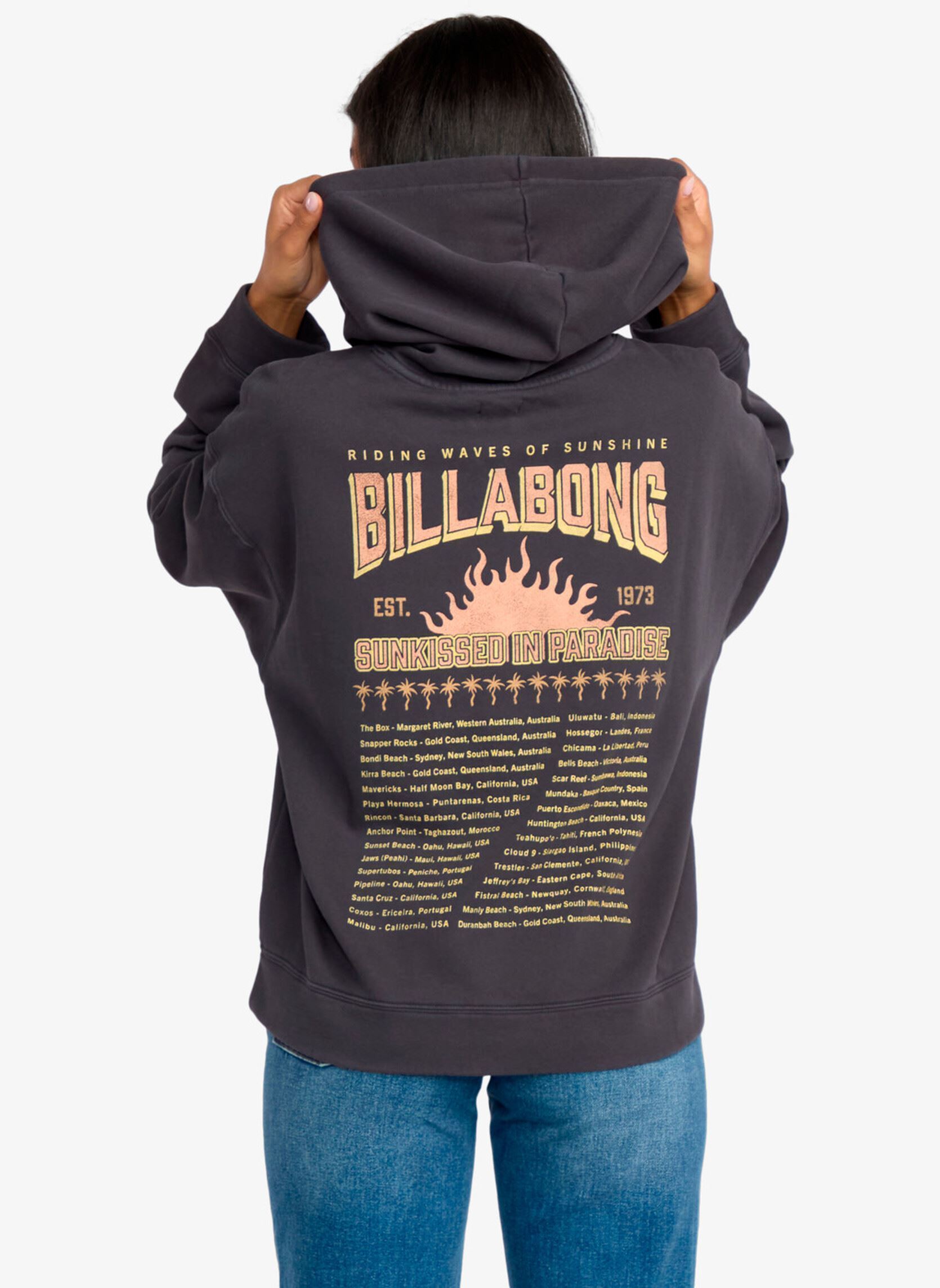 Hoodies Keep It Up P/O Hoodie dames grijs Billabong Hoodies Keep It Up P/O Hoodie dames grijs BLACK SANDS