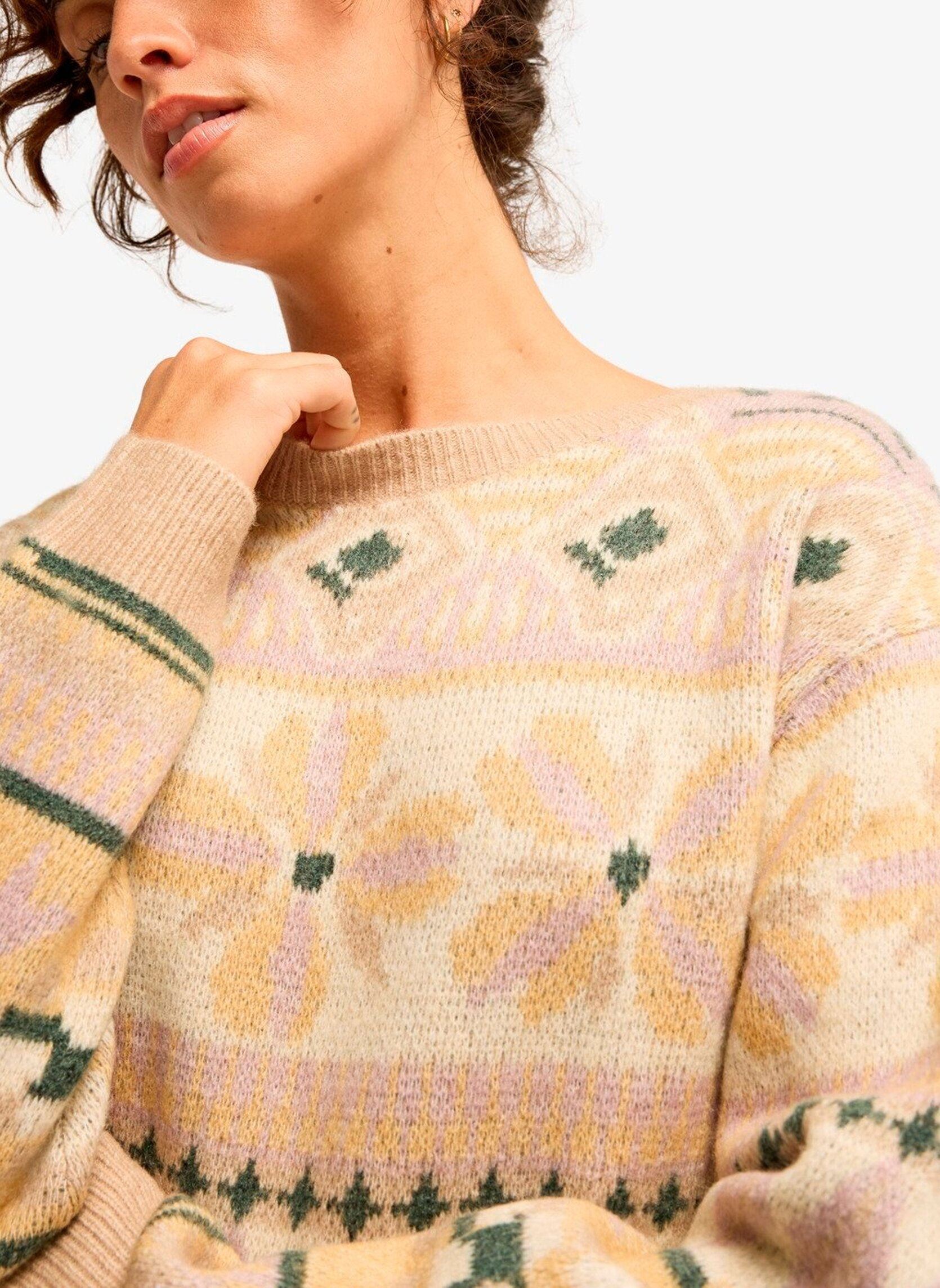 Pulls Camp Sweater femme beige Billabong Pulls Camp Sweater femme beige SEA FOG