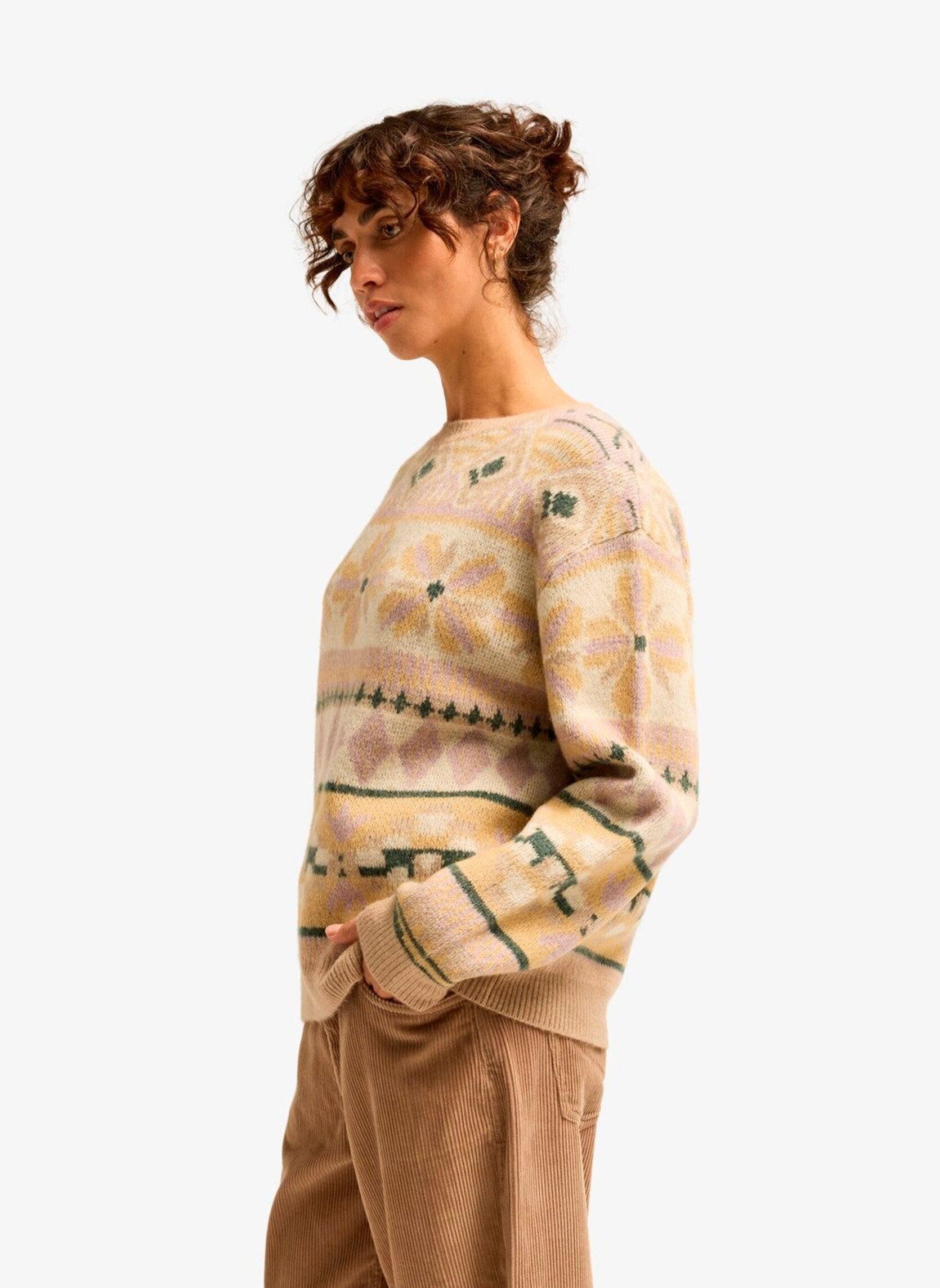 Pulls Camp Sweater femme beige Billabong Pulls Camp Sweater femme beige SEA FOG