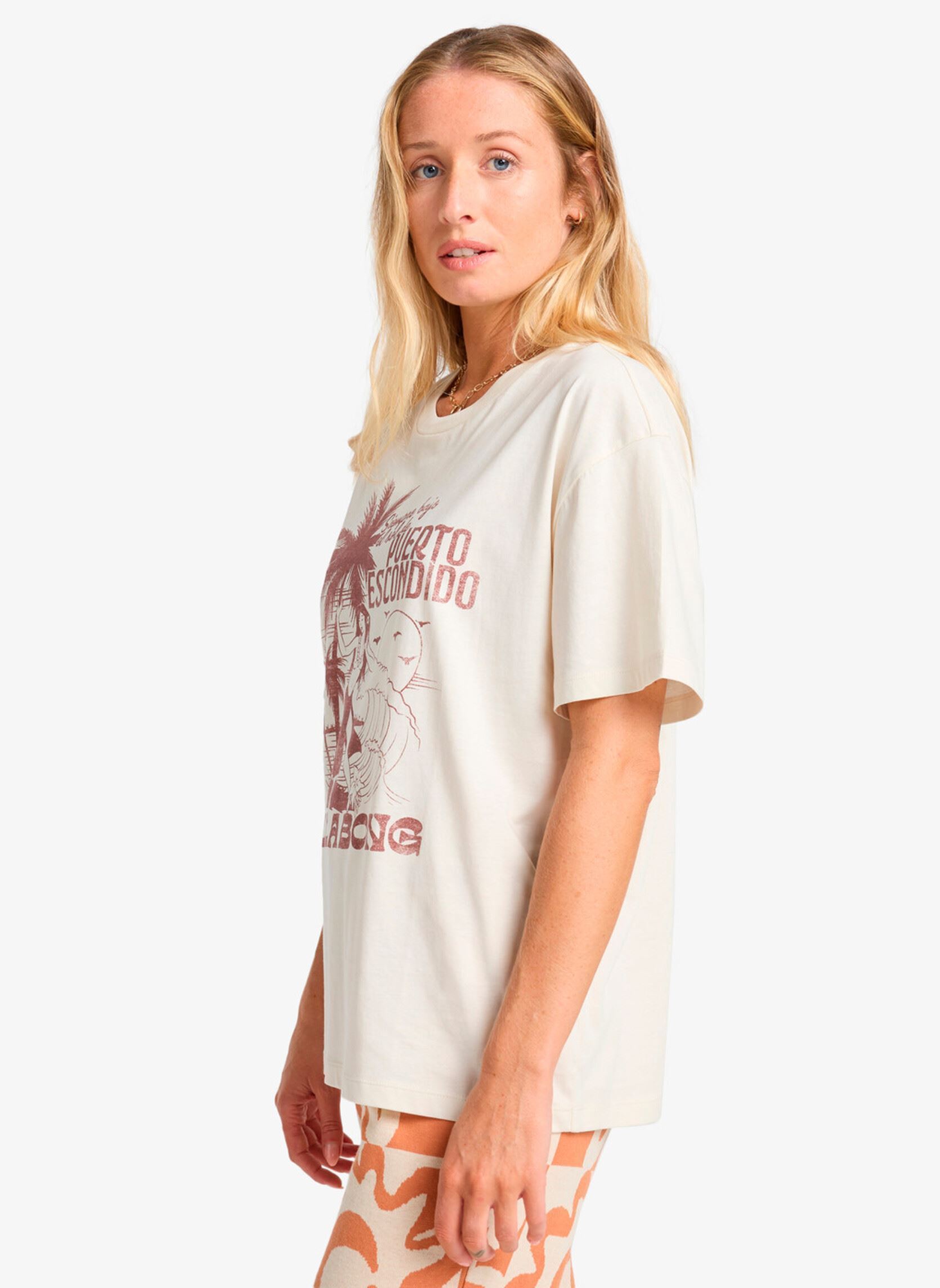 T-shirts met korte mouwen Oriana dames wit Billabong T-shirts met korte mouwen Oriana dames wit WHITECAP
