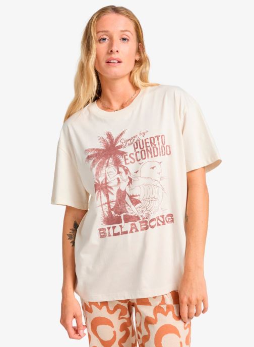 Billabong Tee-shirts manches courtes Oriana femme blanc
