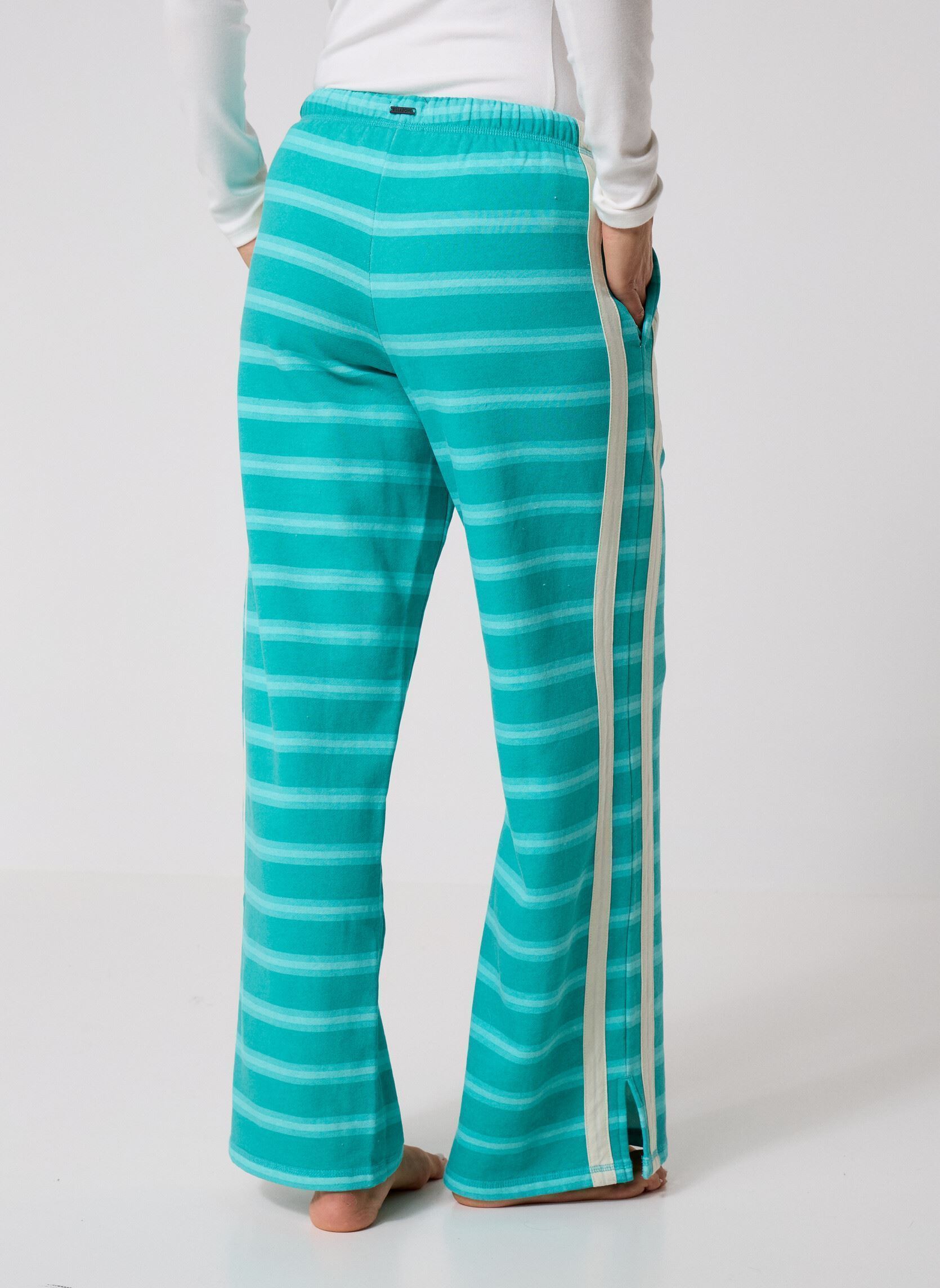 Wijde broeken Party Block Pant dames blauw Billabong Wijde broeken Party Block Pant dames blauw AQUA HAZE