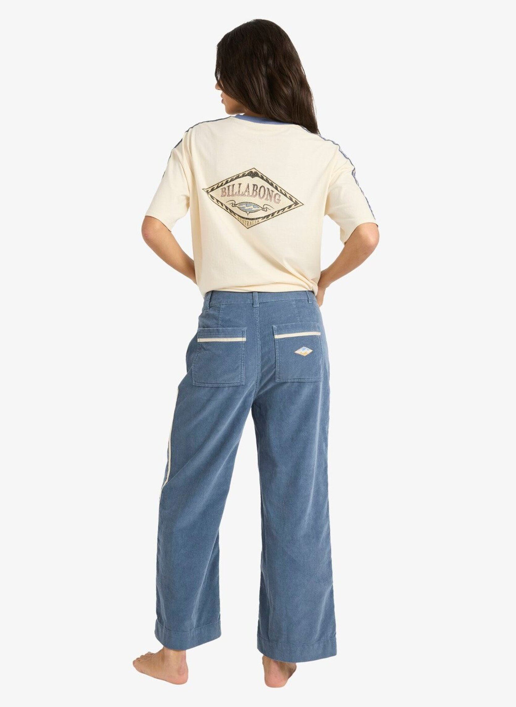 Weite Hosen Sea Tone Pant damen blau Billabong Weite Hosen Sea Tone Pant damen blau STONE BLUE