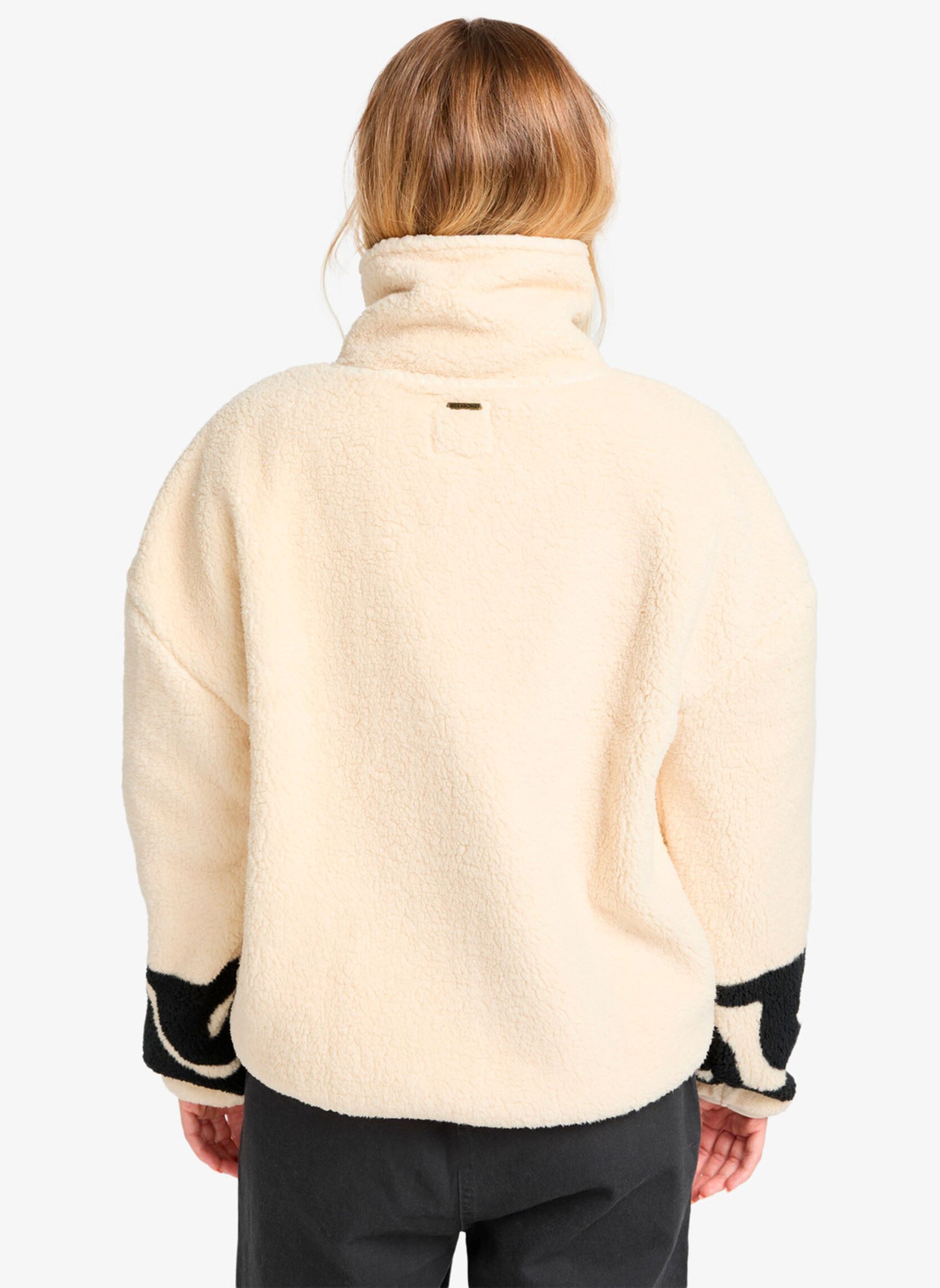 Fleece-Pullover Dont You damen weiß Billabong Fleece-Pullover Dont You damen weiß WHITECAP
