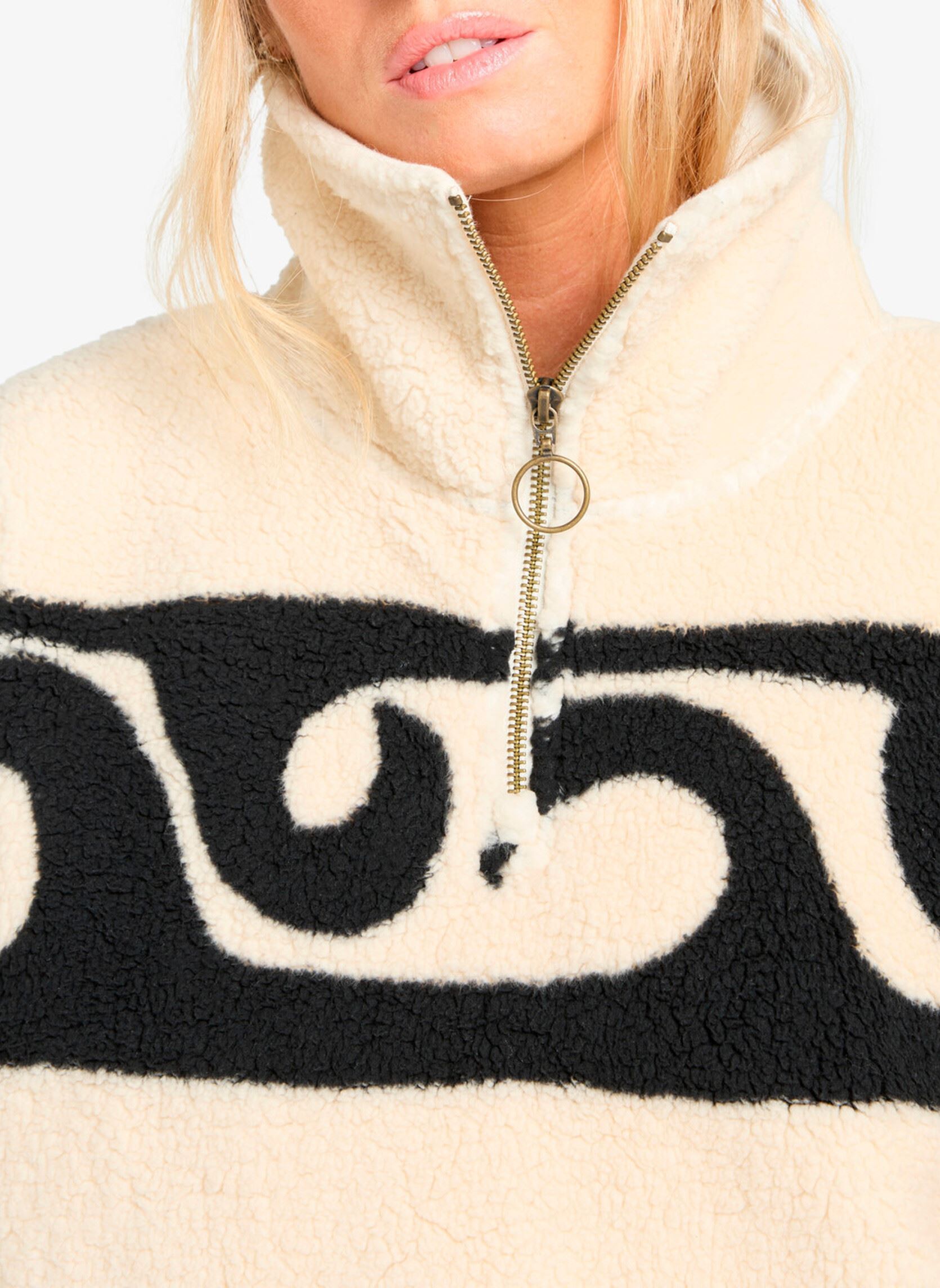Fleece-Pullover Dont You damen weiß Billabong Fleece-Pullover Dont You damen weiß WHITECAP