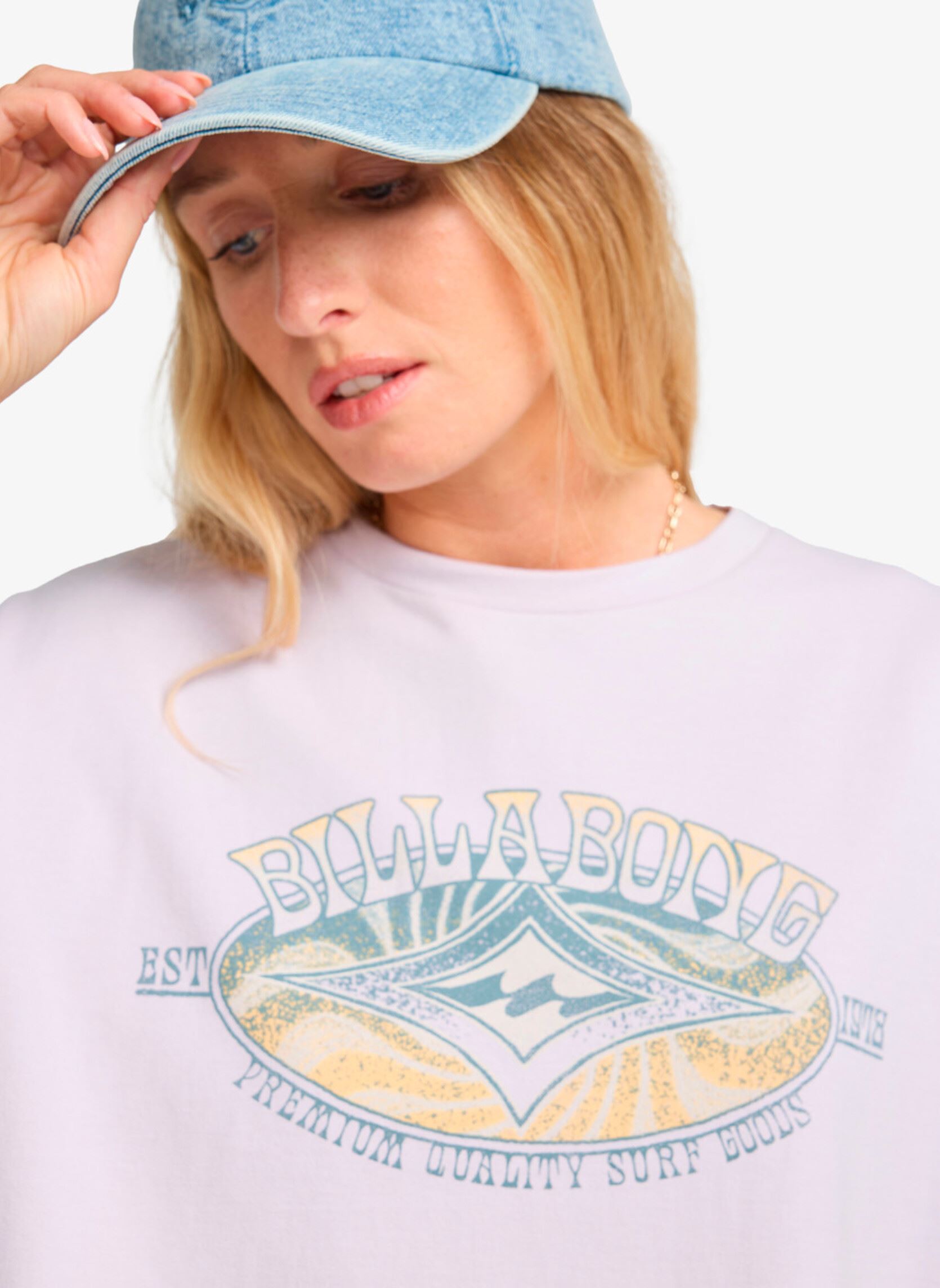 Tee-shirts manches courtes Quality Surf femme violet Billabong Tee-shirts manches courtes Quality Surf femme violet VIOLET ICE